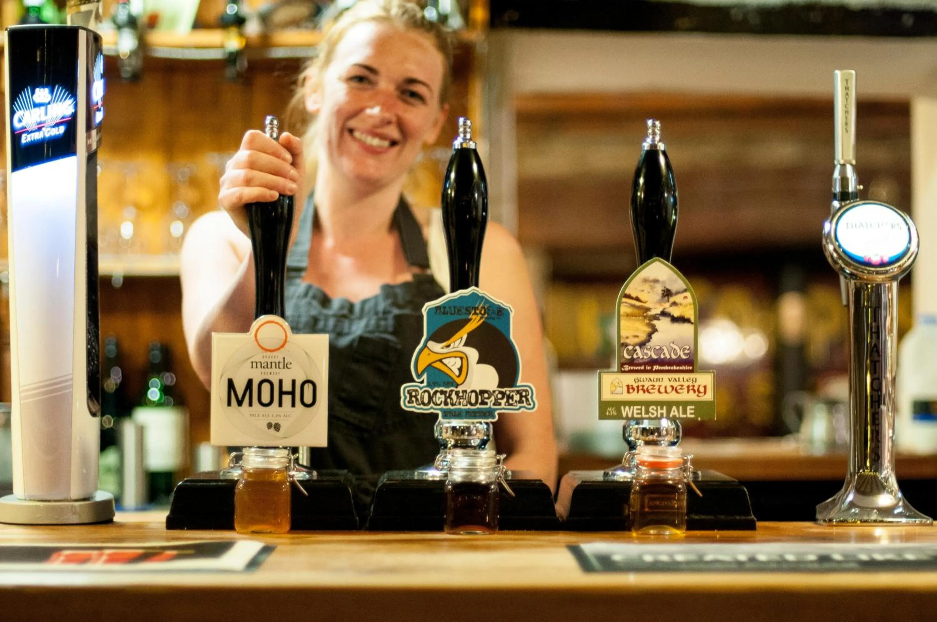 People in The Nags Head Inn