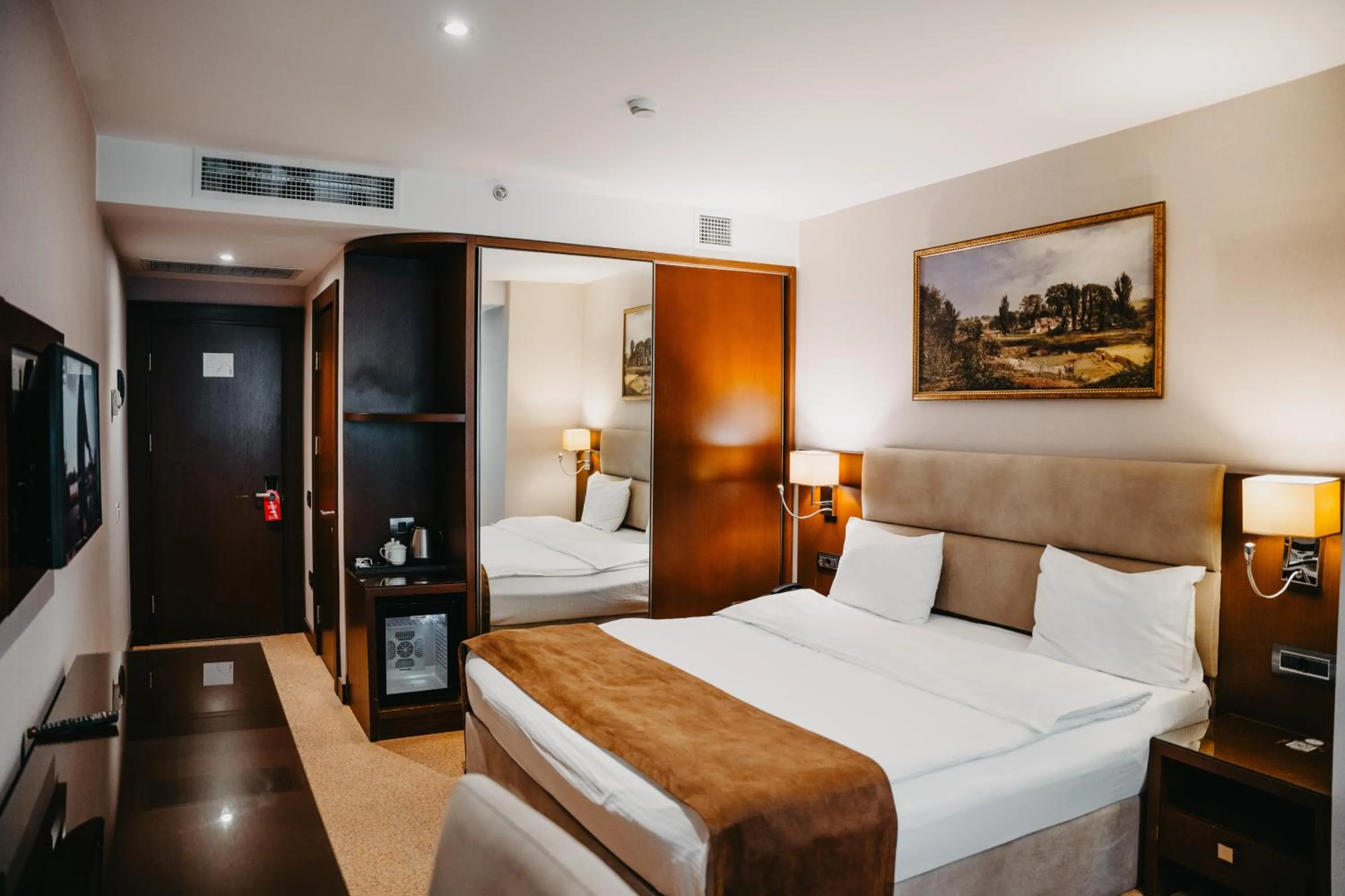 Bed in The Diamond Hotel Baku