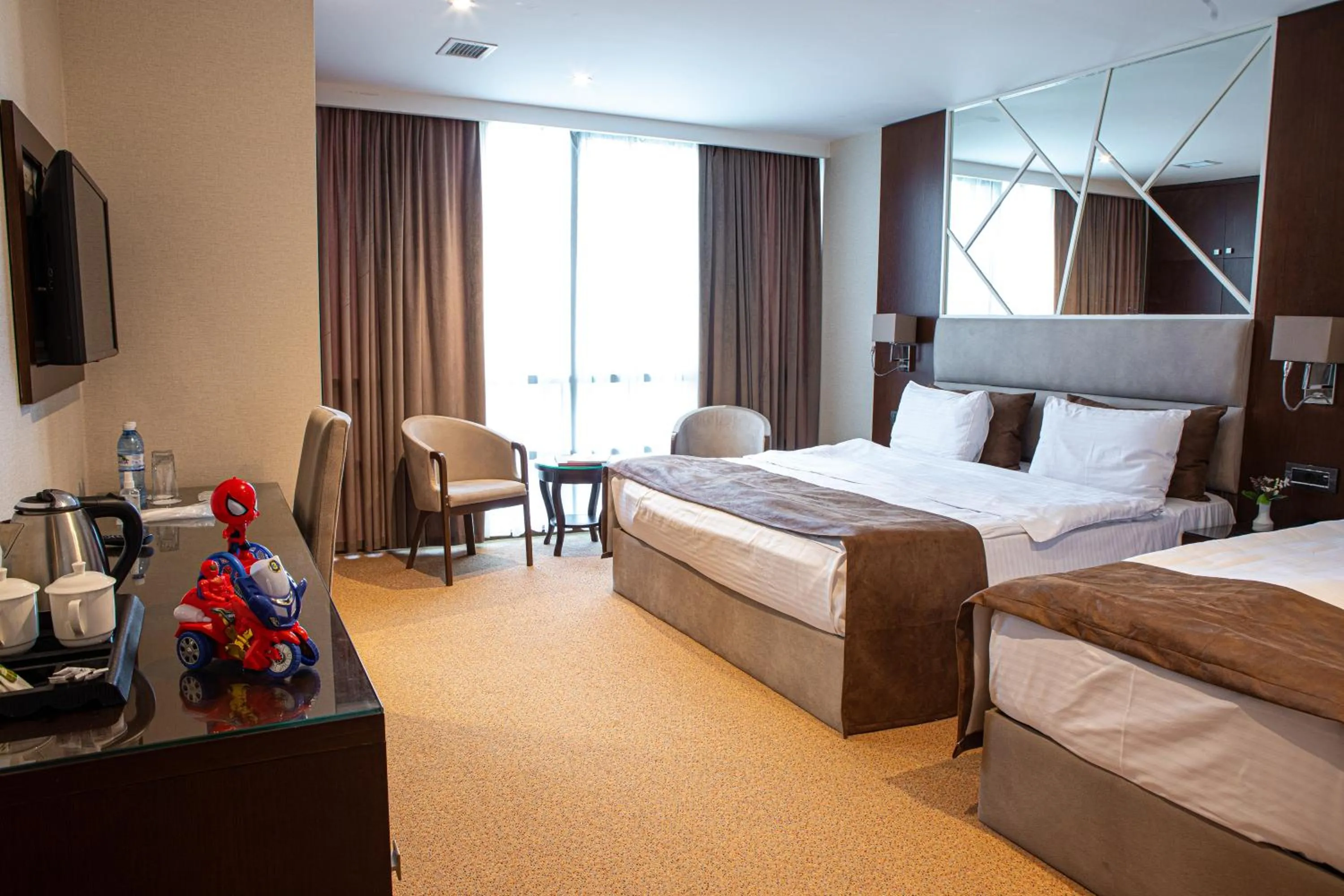 Bed in The Diamond Hotel Baku