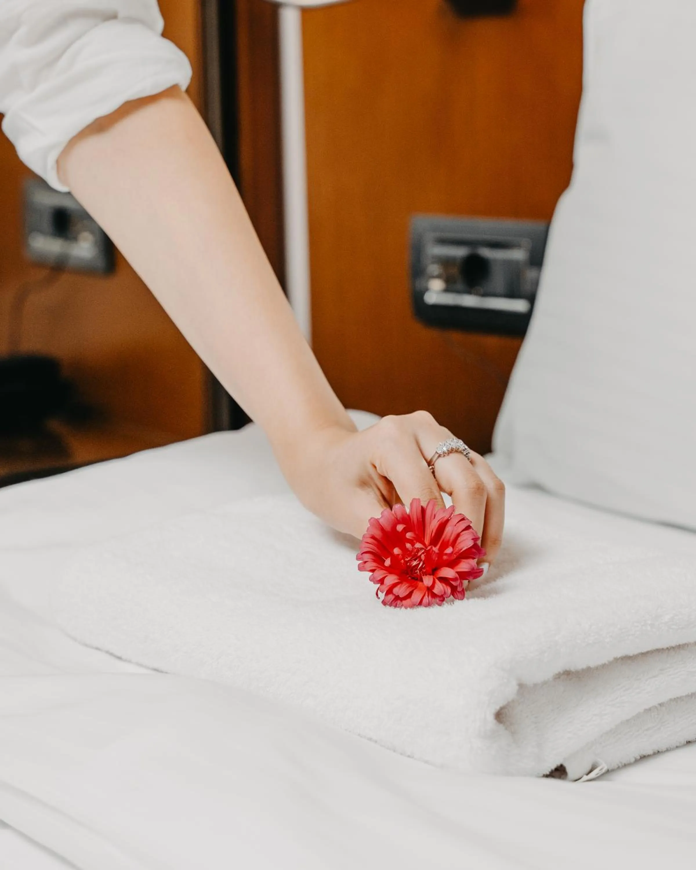 Bed in The Diamond Hotel Baku