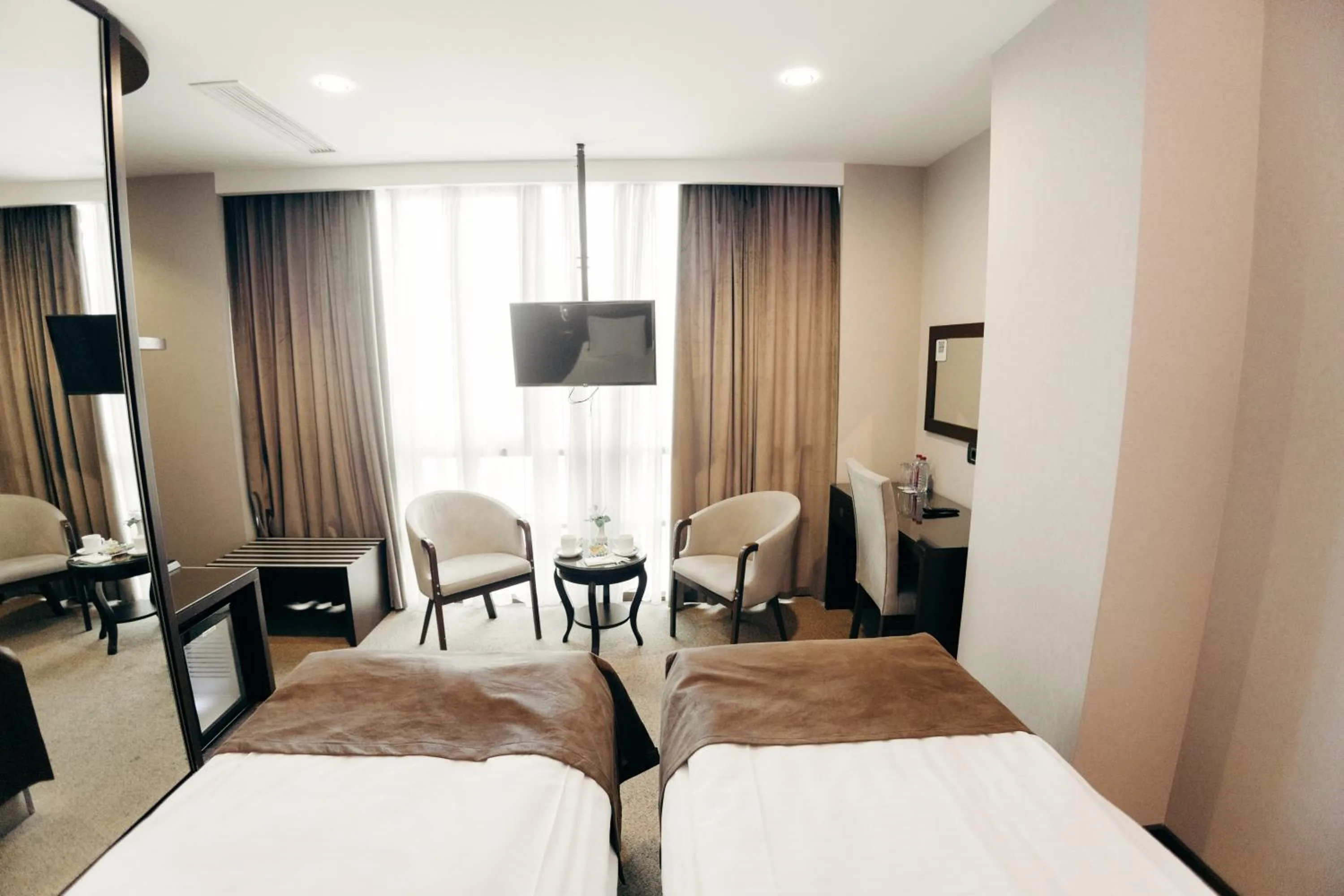 Bed, Seating Area in The Diamond Hotel Baku