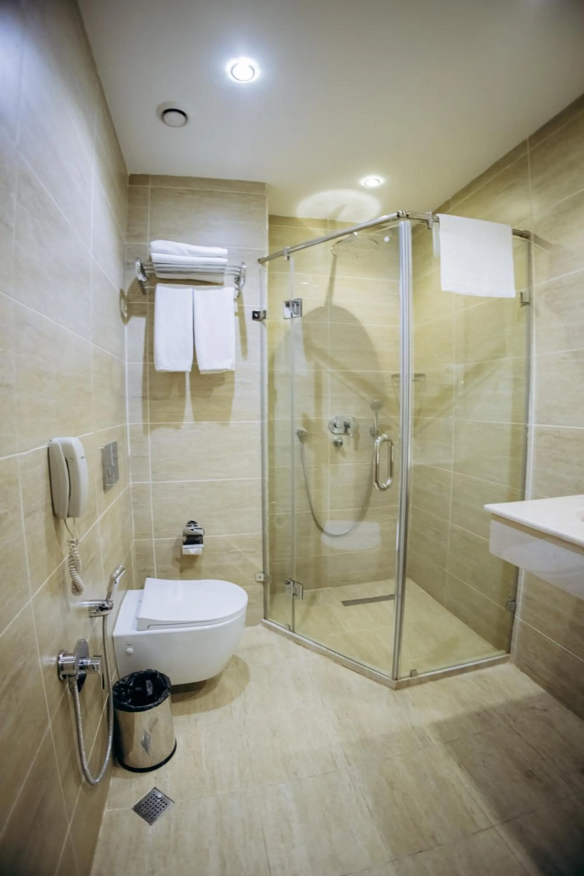 Shower, Bathroom in The Diamond Hotel Baku