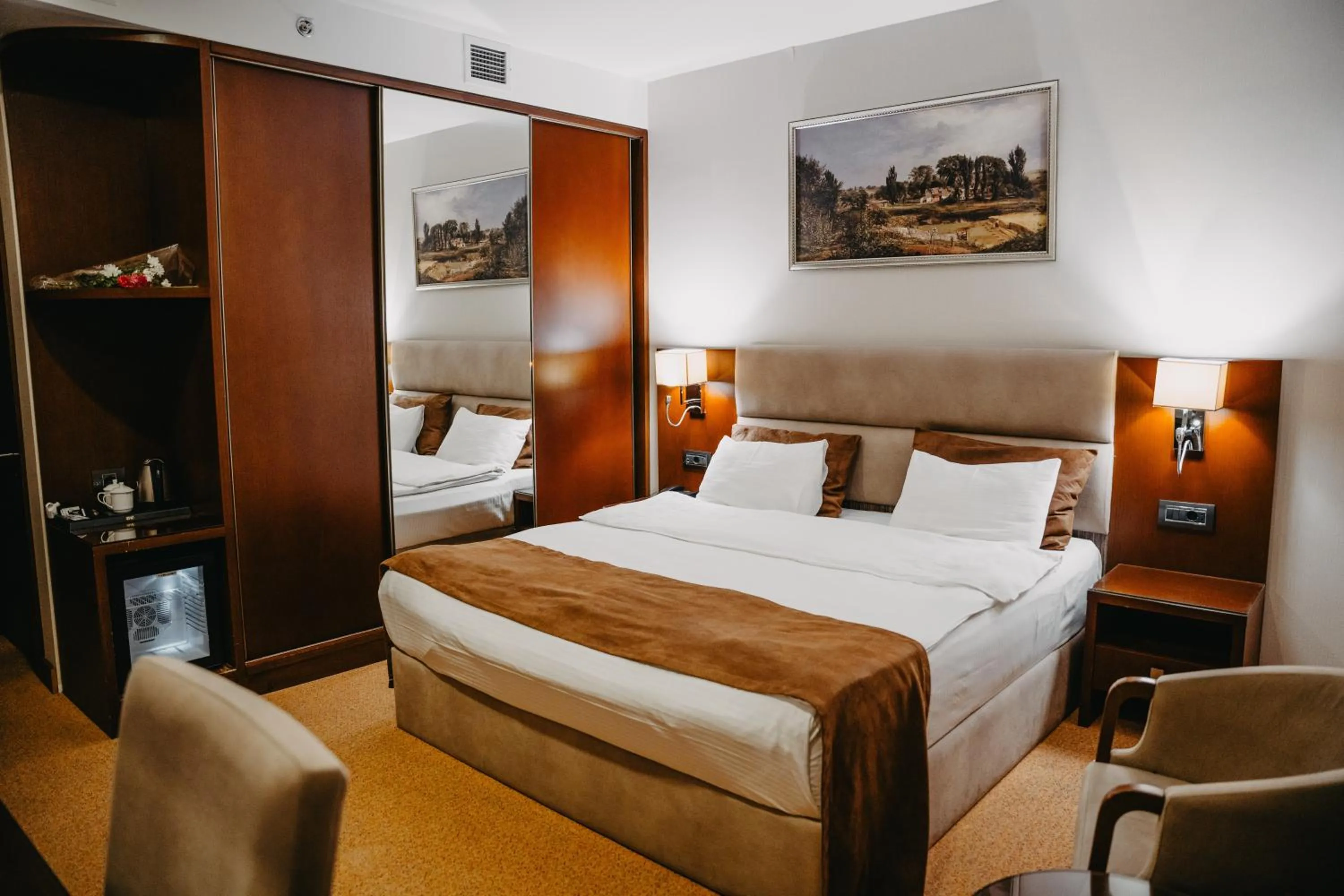 Bed in The Diamond Hotel Baku