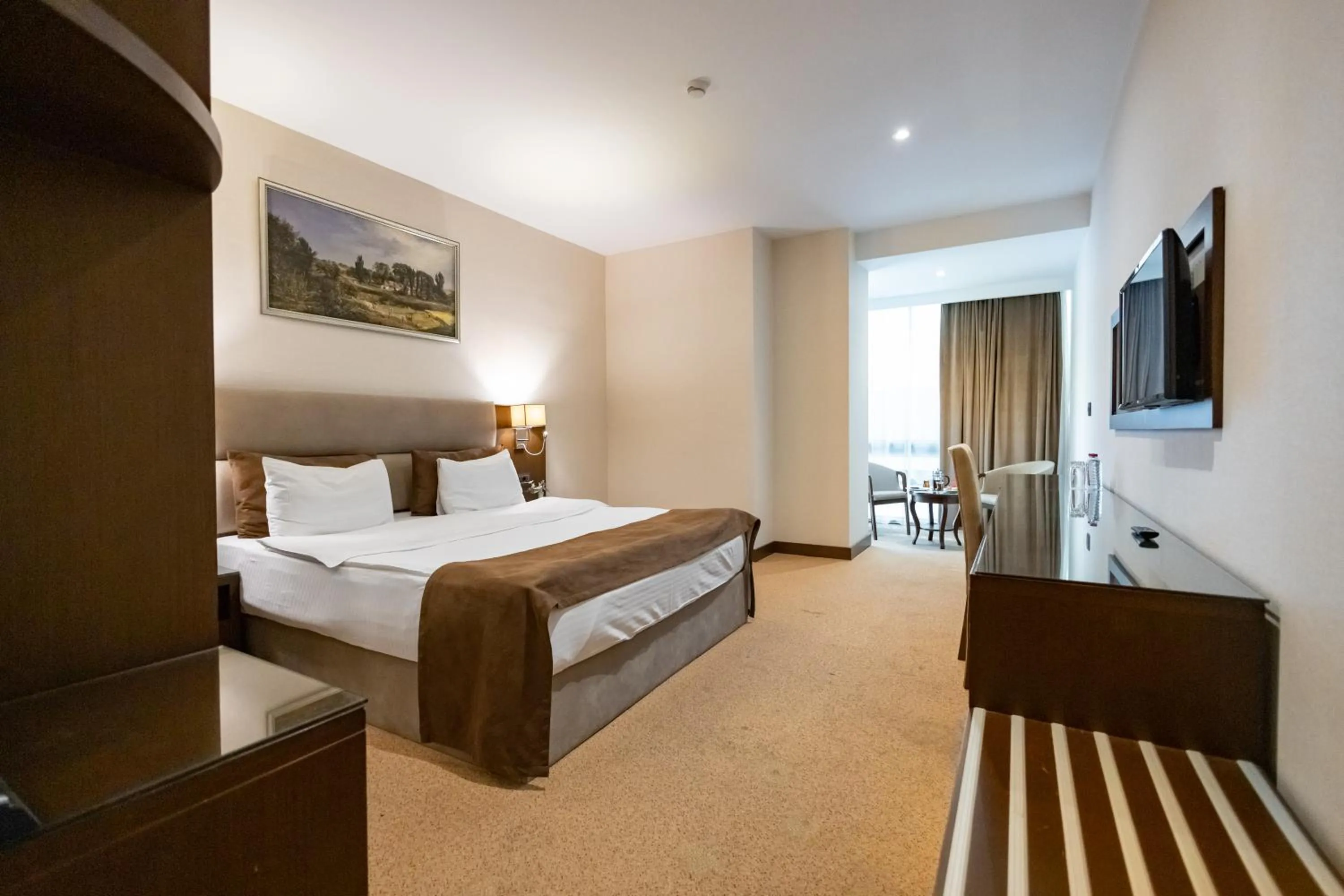 Communal lounge/ TV room in The Diamond Hotel Baku