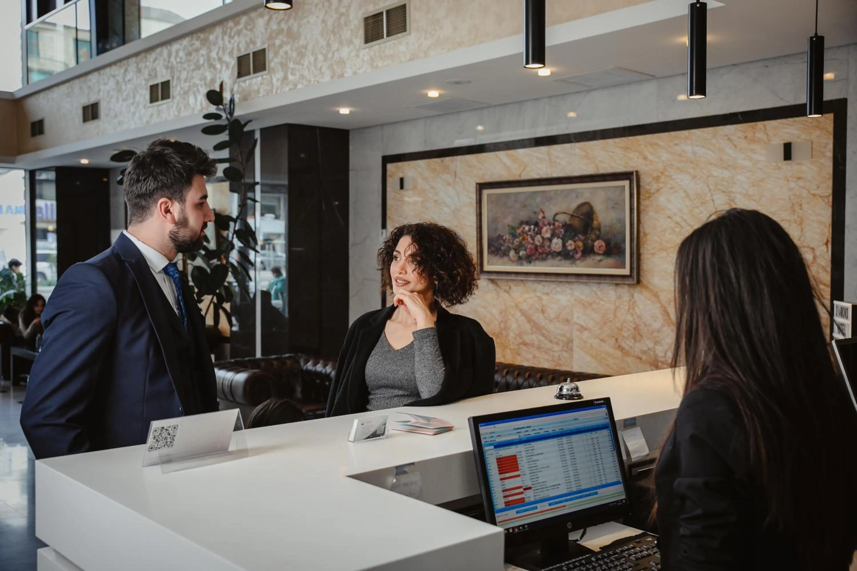 Lobby or reception in The Diamond Hotel Baku