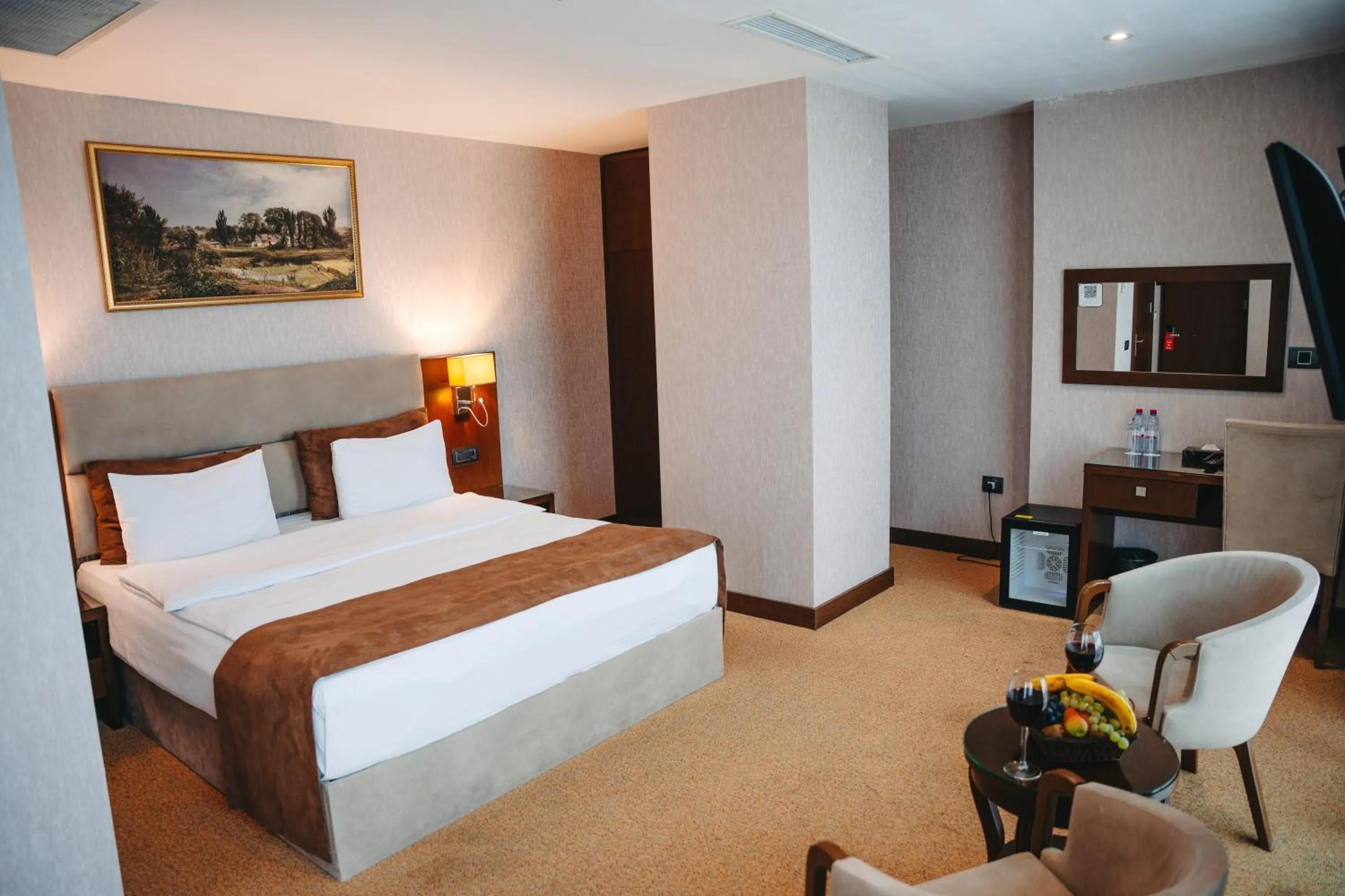 Bed in The Diamond Hotel Baku