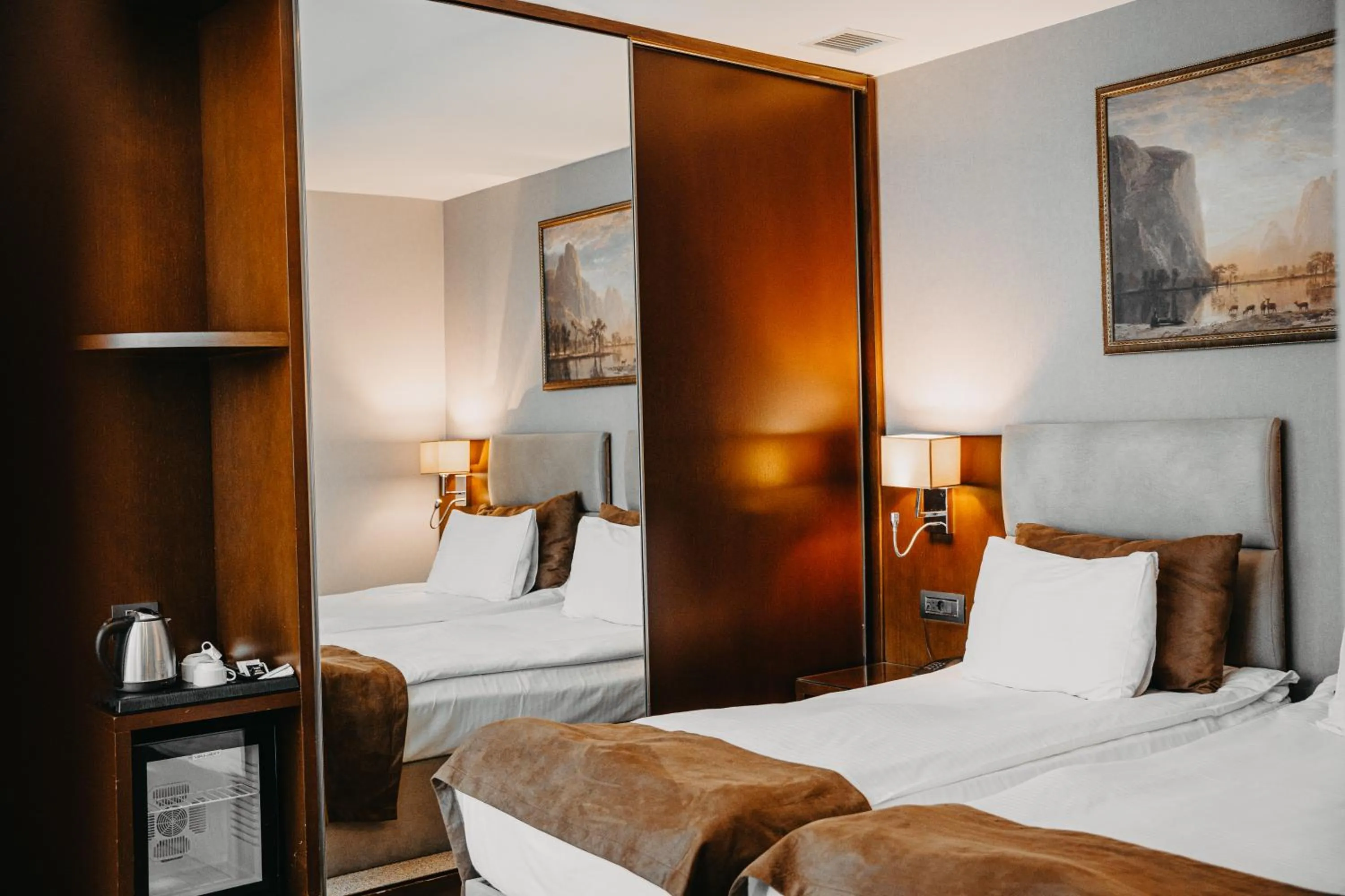 Bed in The Diamond Hotel Baku