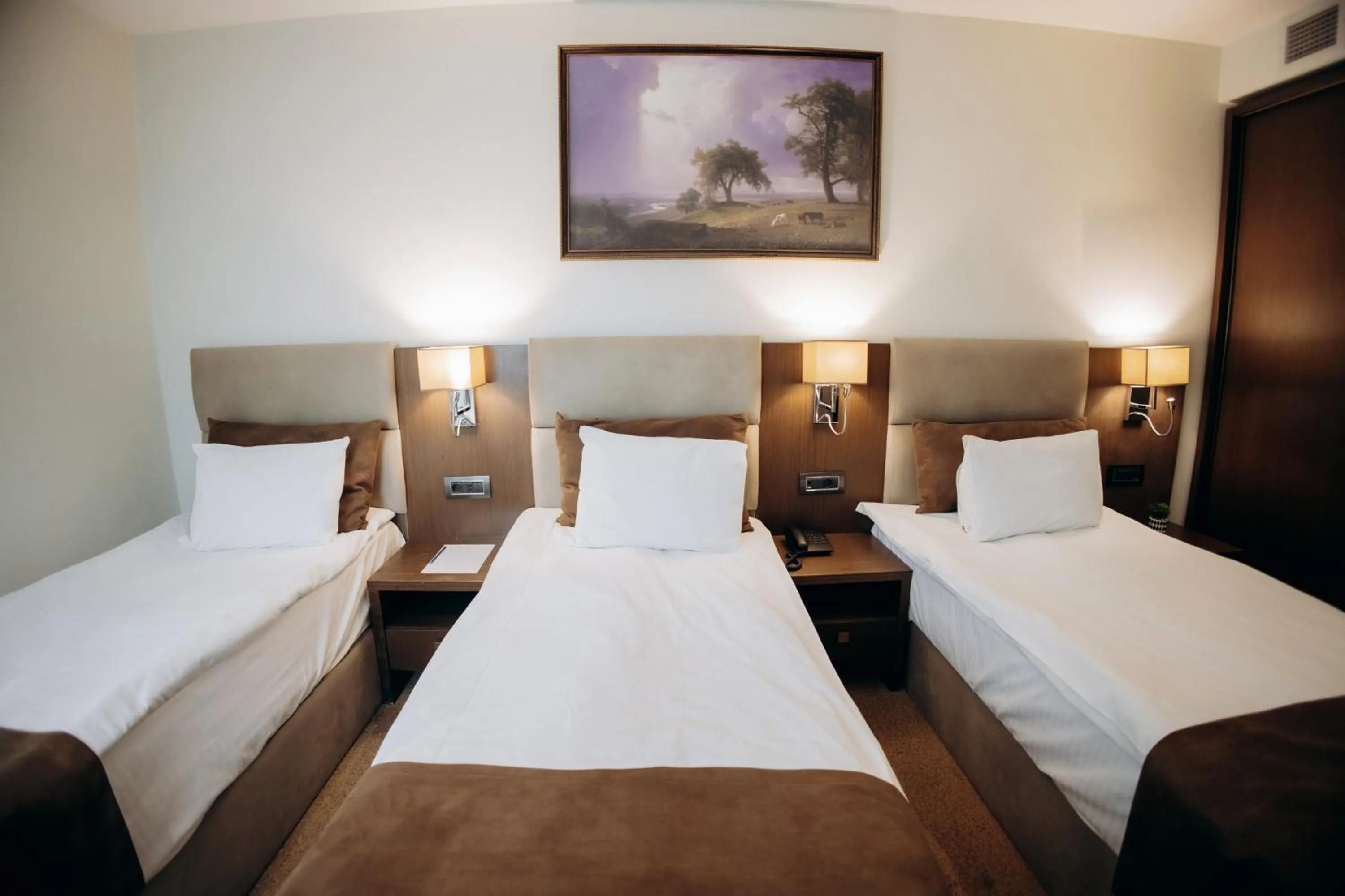 Bed in The Diamond Hotel Baku