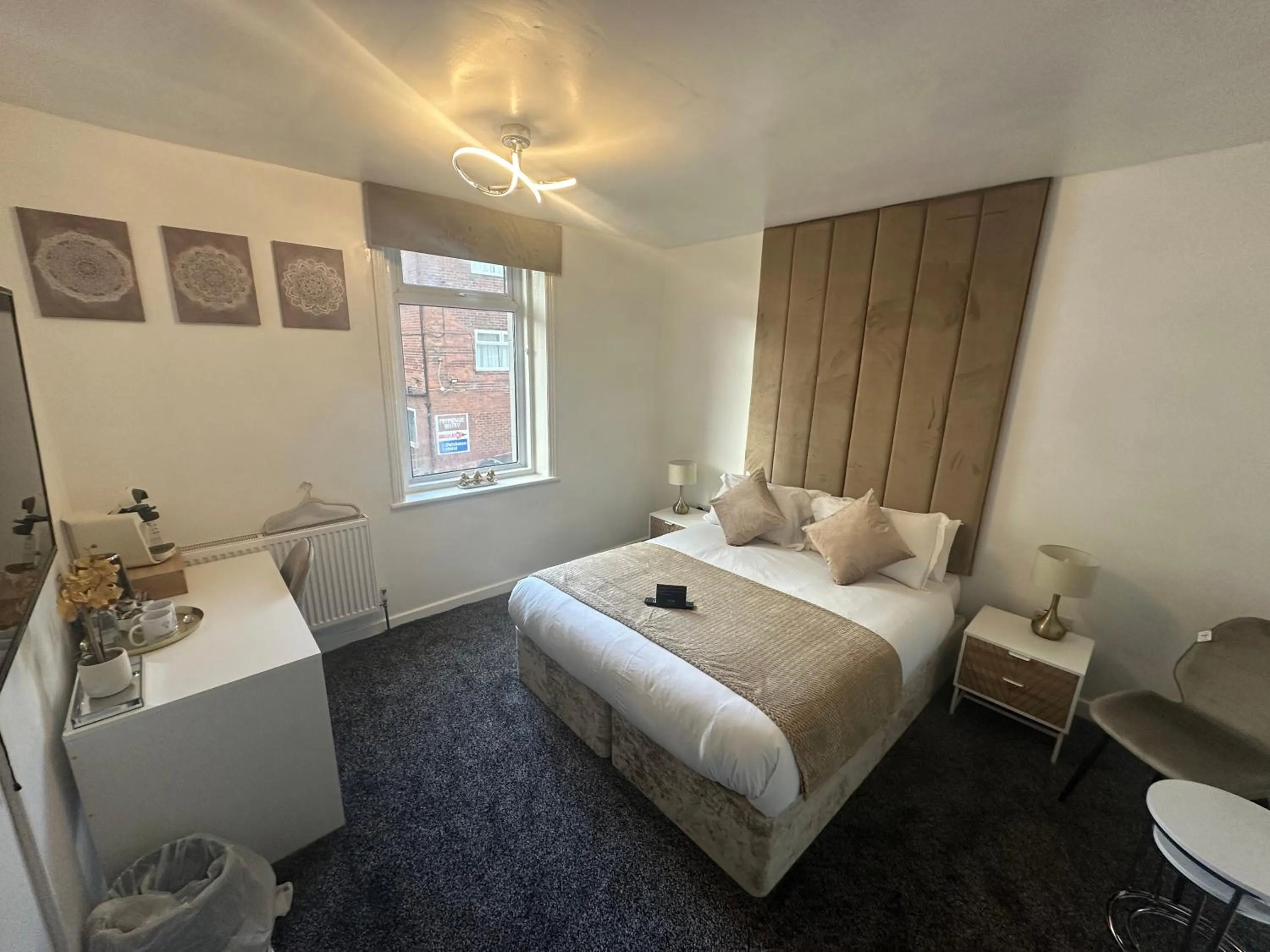 Bed in Luxe Hotel Blackpool