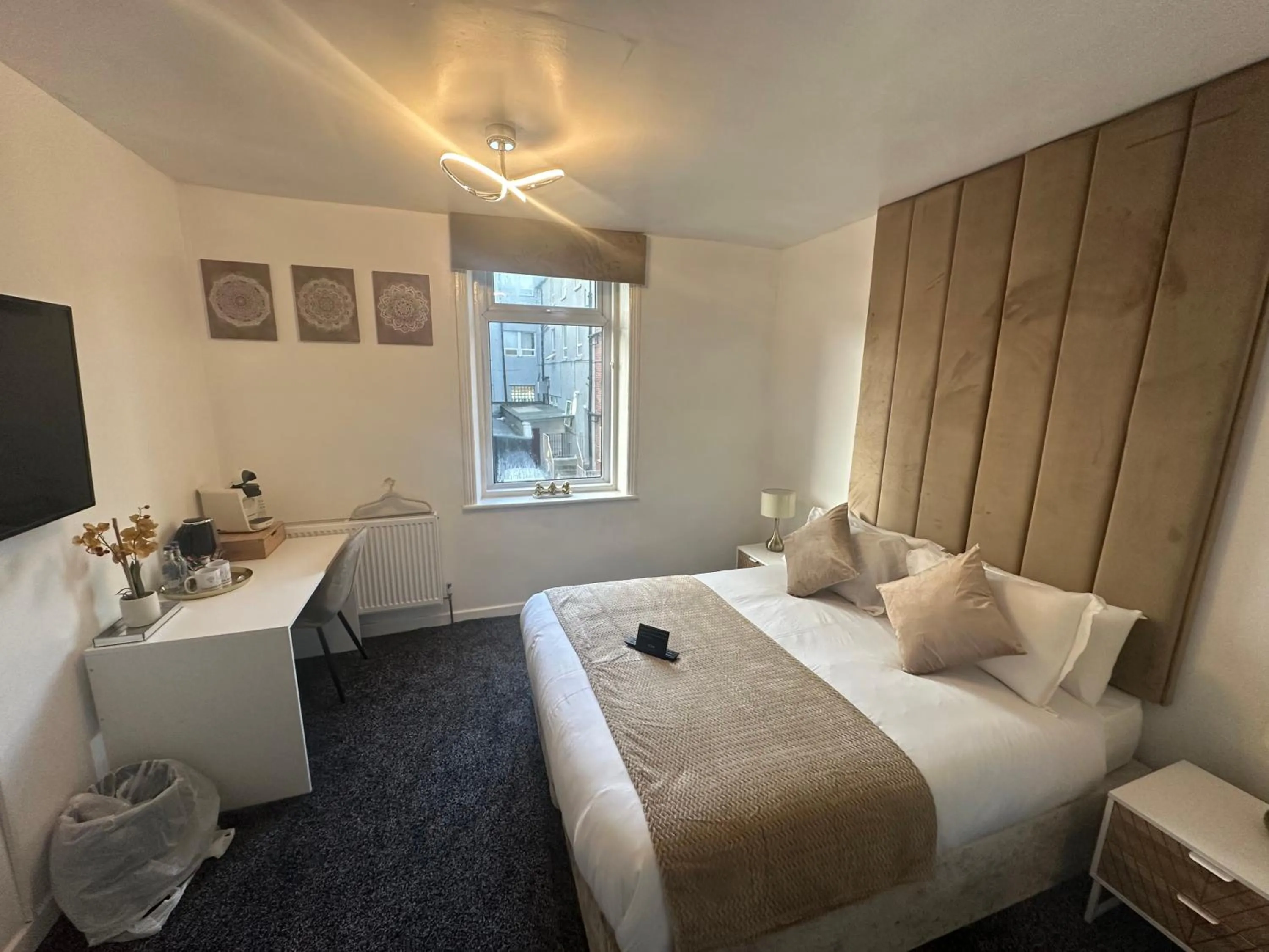 Bed in Luxe Hotel Blackpool