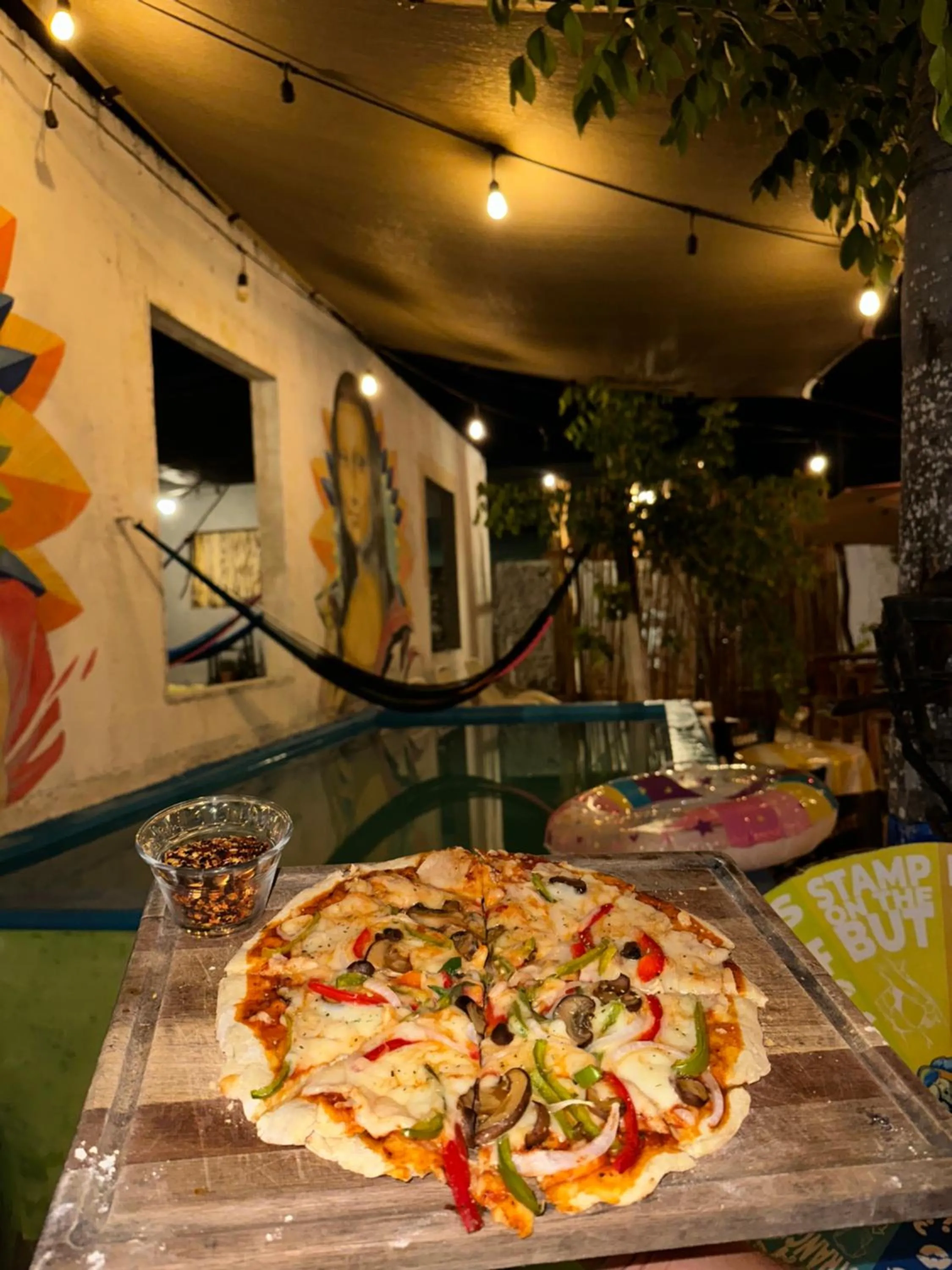 Lounge or bar in Guacamayas Hostel and Social Laundry