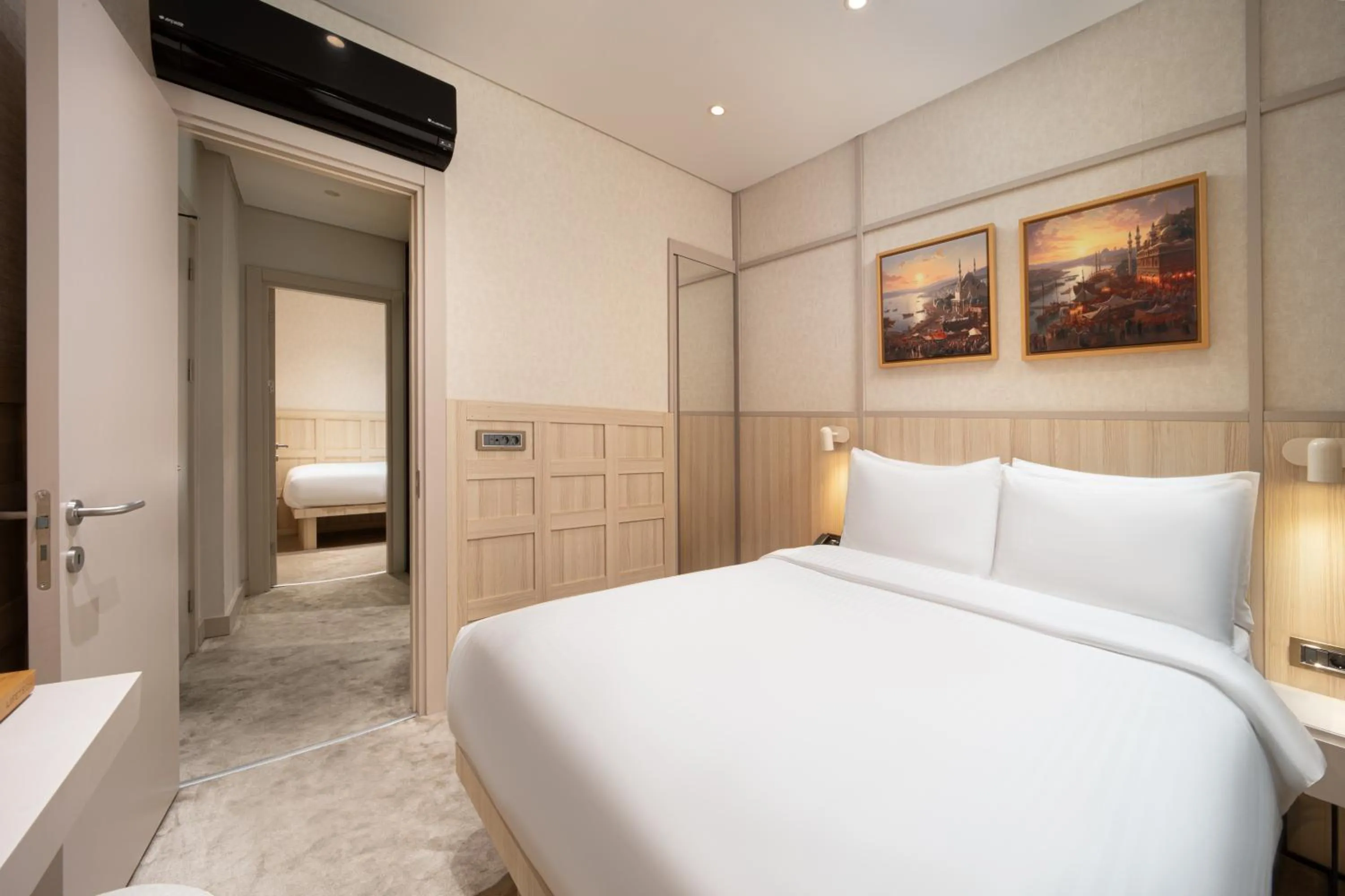 Bed in SYKAI HOTELS PERA