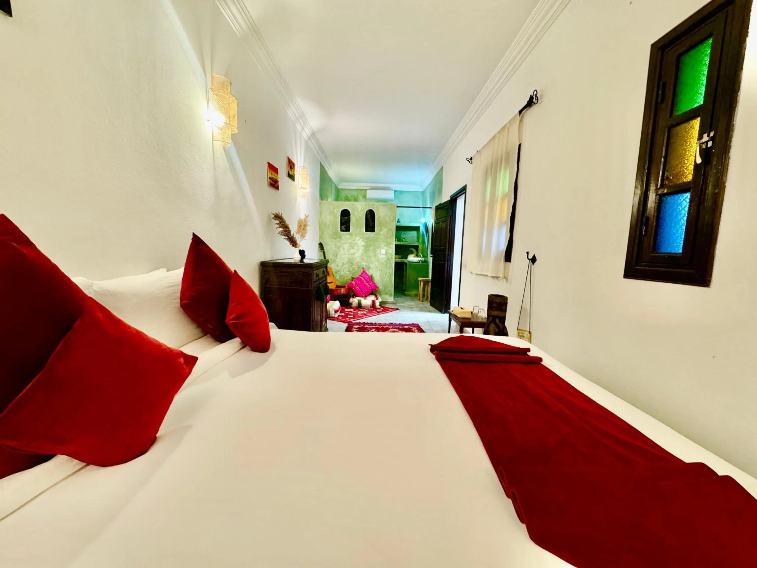 Bedroom, Bed in Riad Iklil