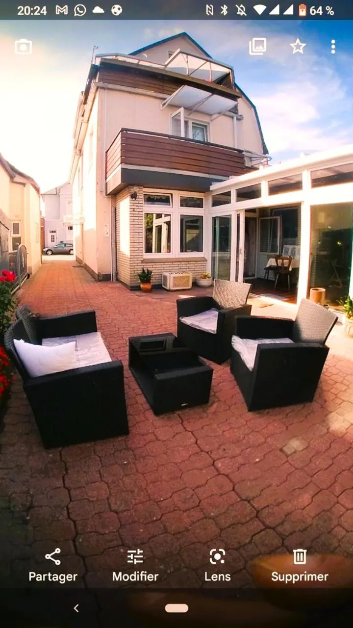 Property building in City Center Hotel Garni Cuxhaven