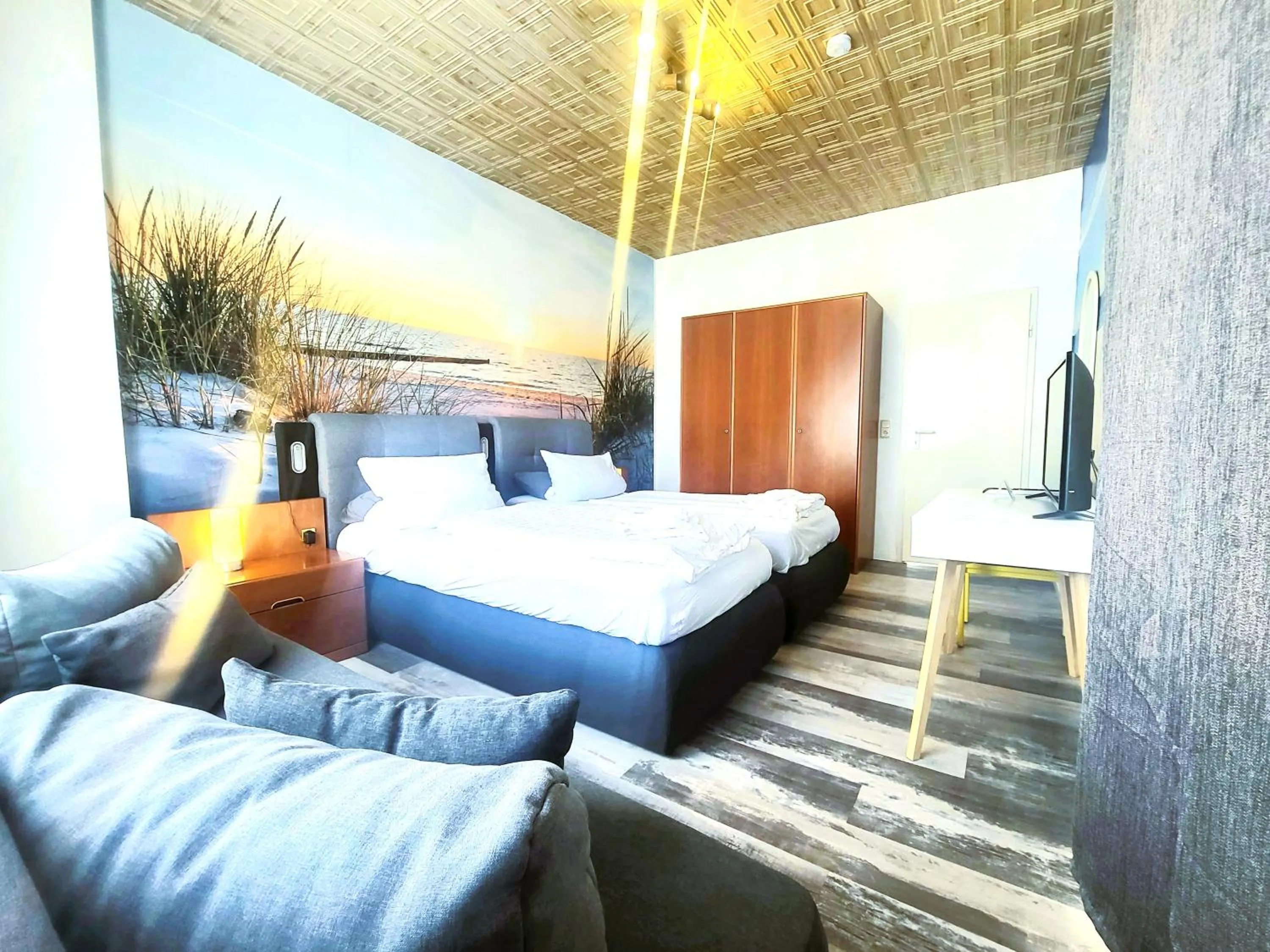 Bed in City Center Hotel Garni Cuxhaven