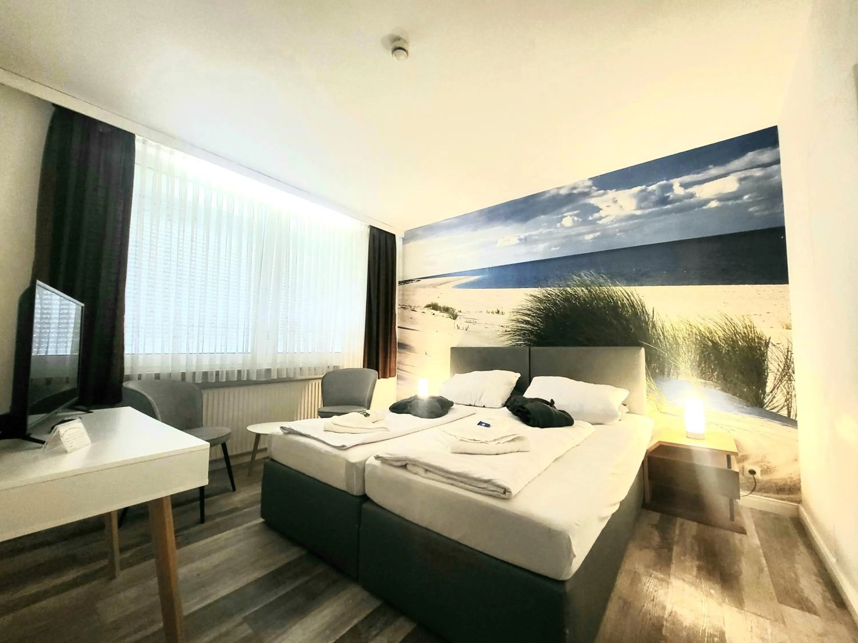 Bed in City Center Hotel Garni Cuxhaven