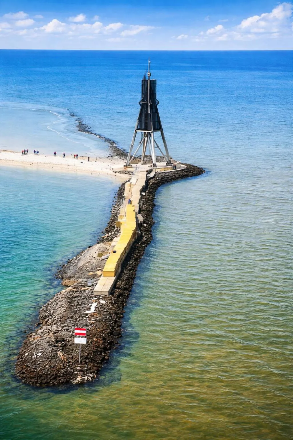 Beach in City Center Hotel Garni Cuxhaven