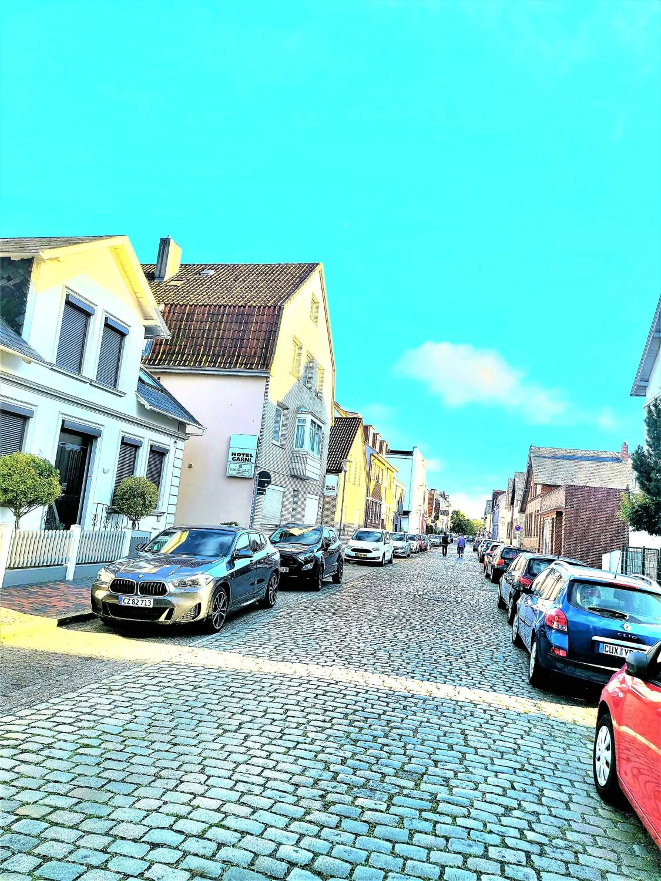 Property building in City Center Hotel Garni Cuxhaven