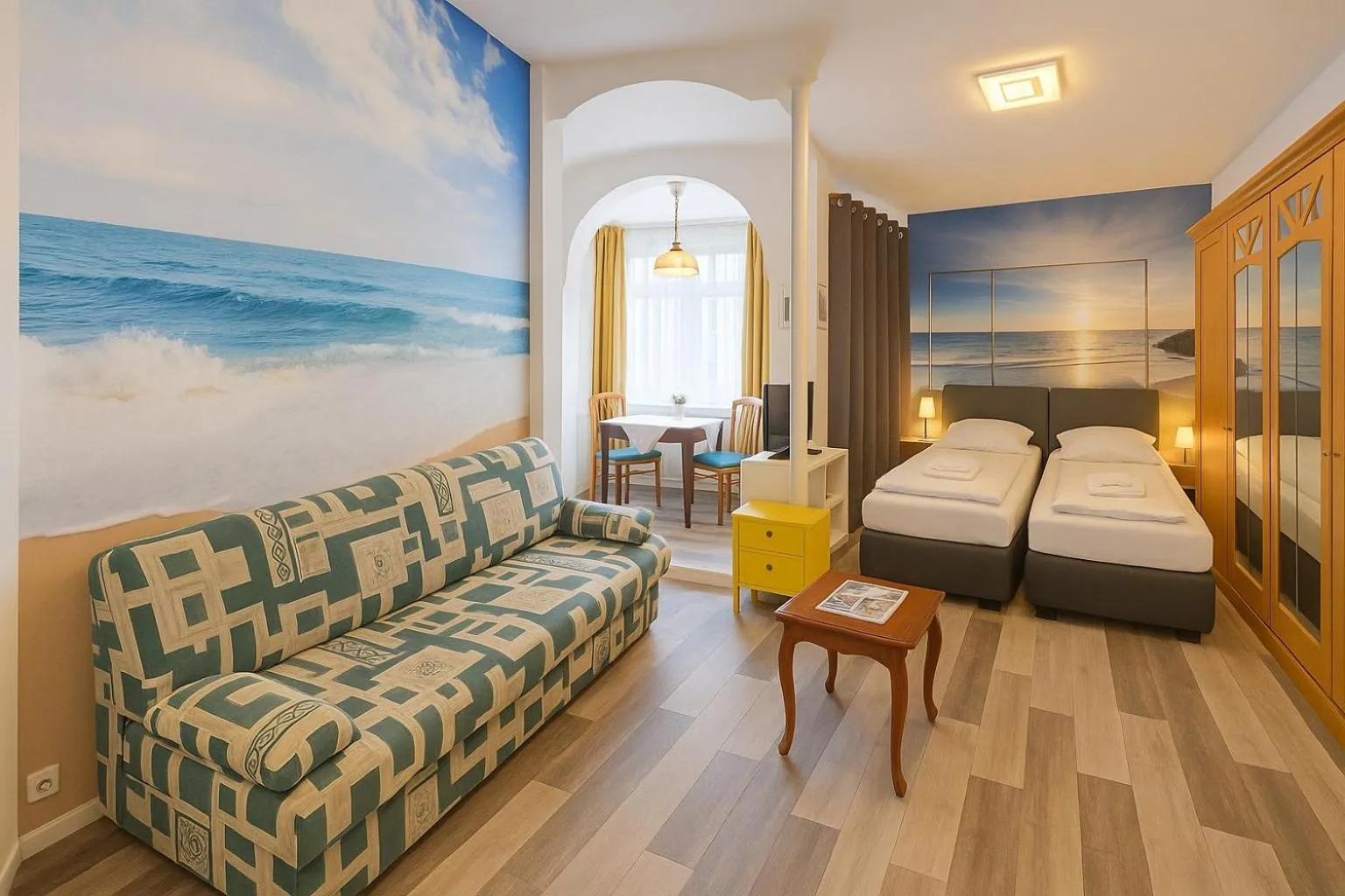 Bed in City Center Hotel Garni Cuxhaven