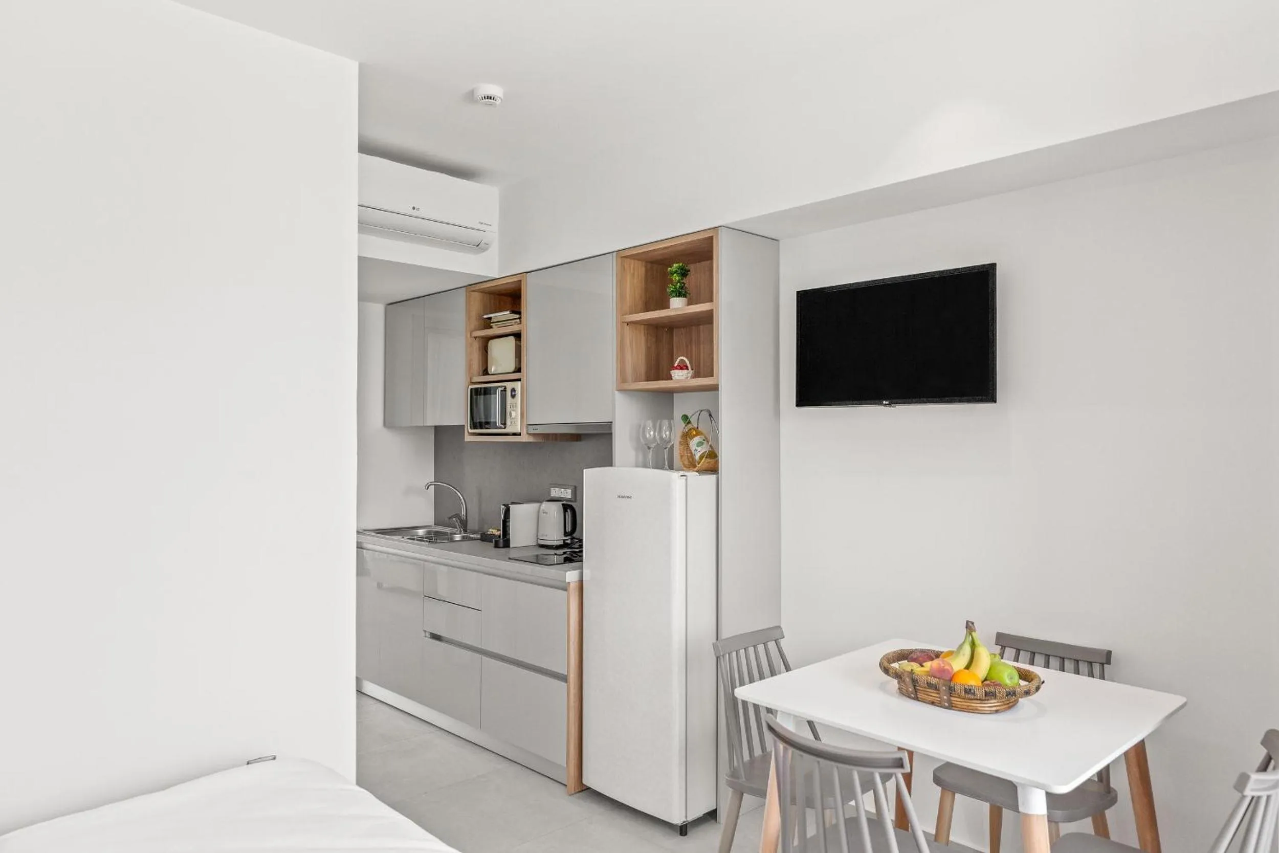 kitchen in KOUROS STONE SUITES