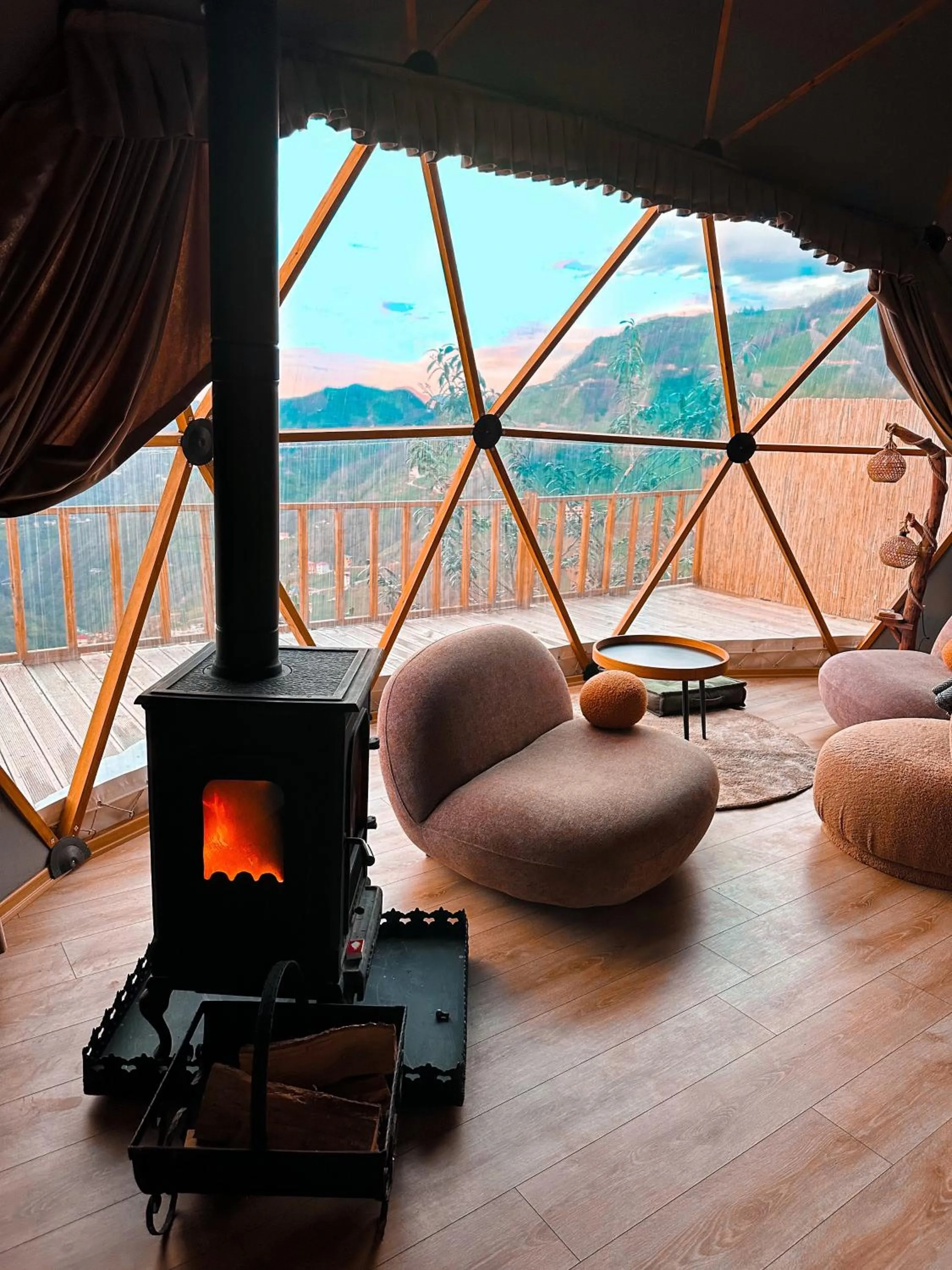 Living room in Bogina Dome & Suite - Çamlıhemşin
