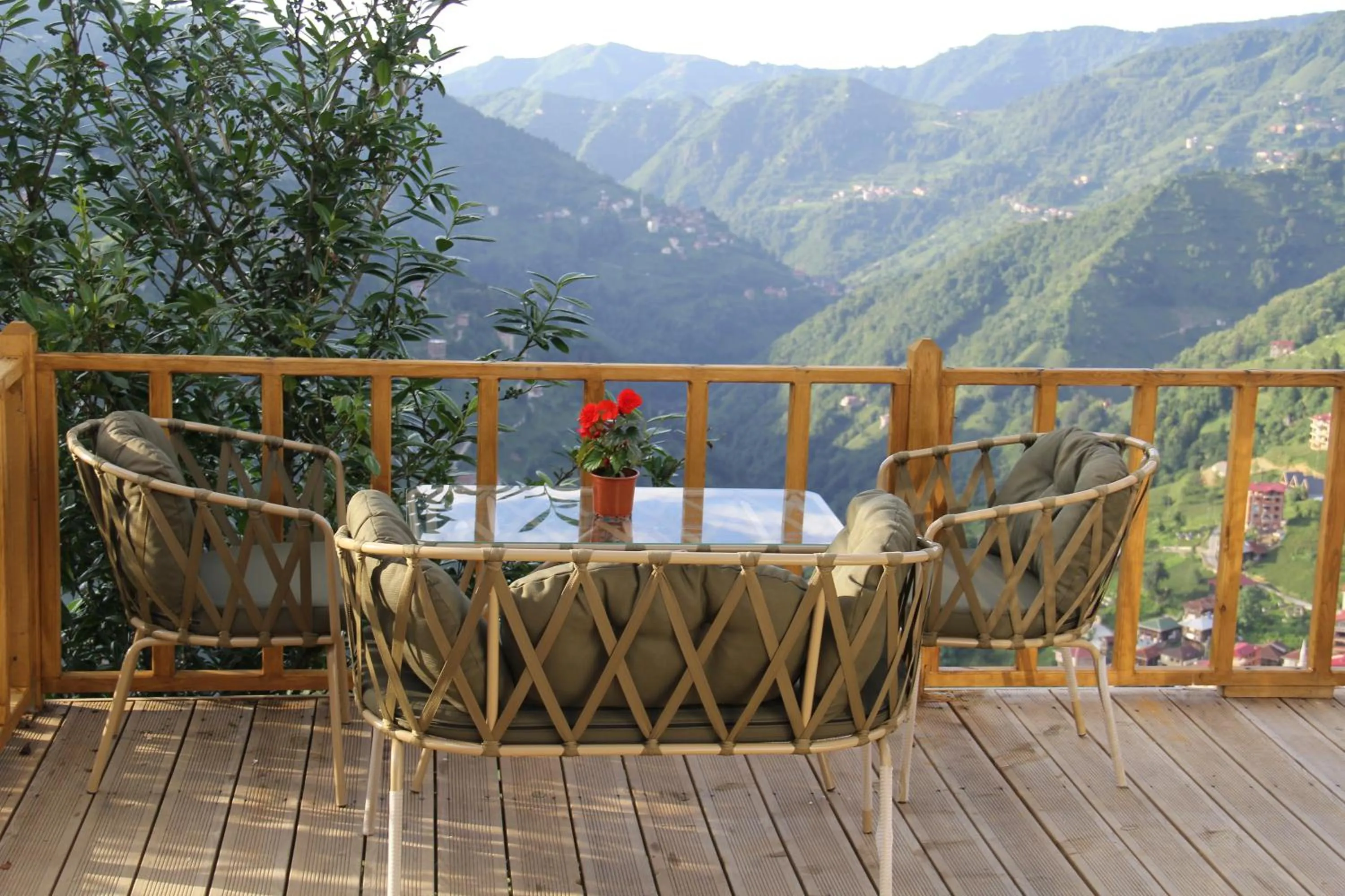 Balcony/Terrace in Bogina Dome & Suite - Çamlıhemşin