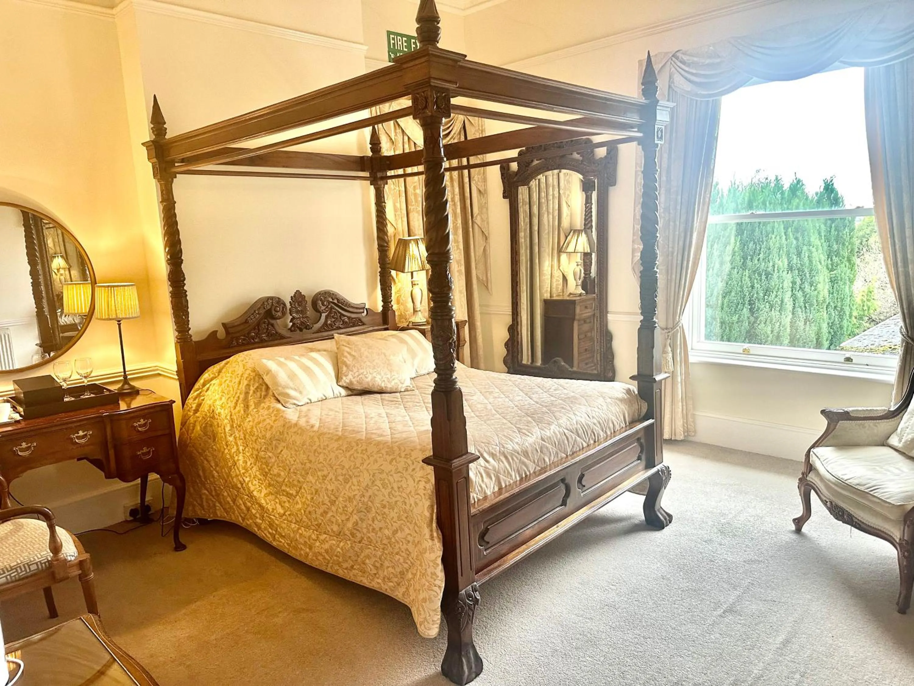 Bed in Munstone House