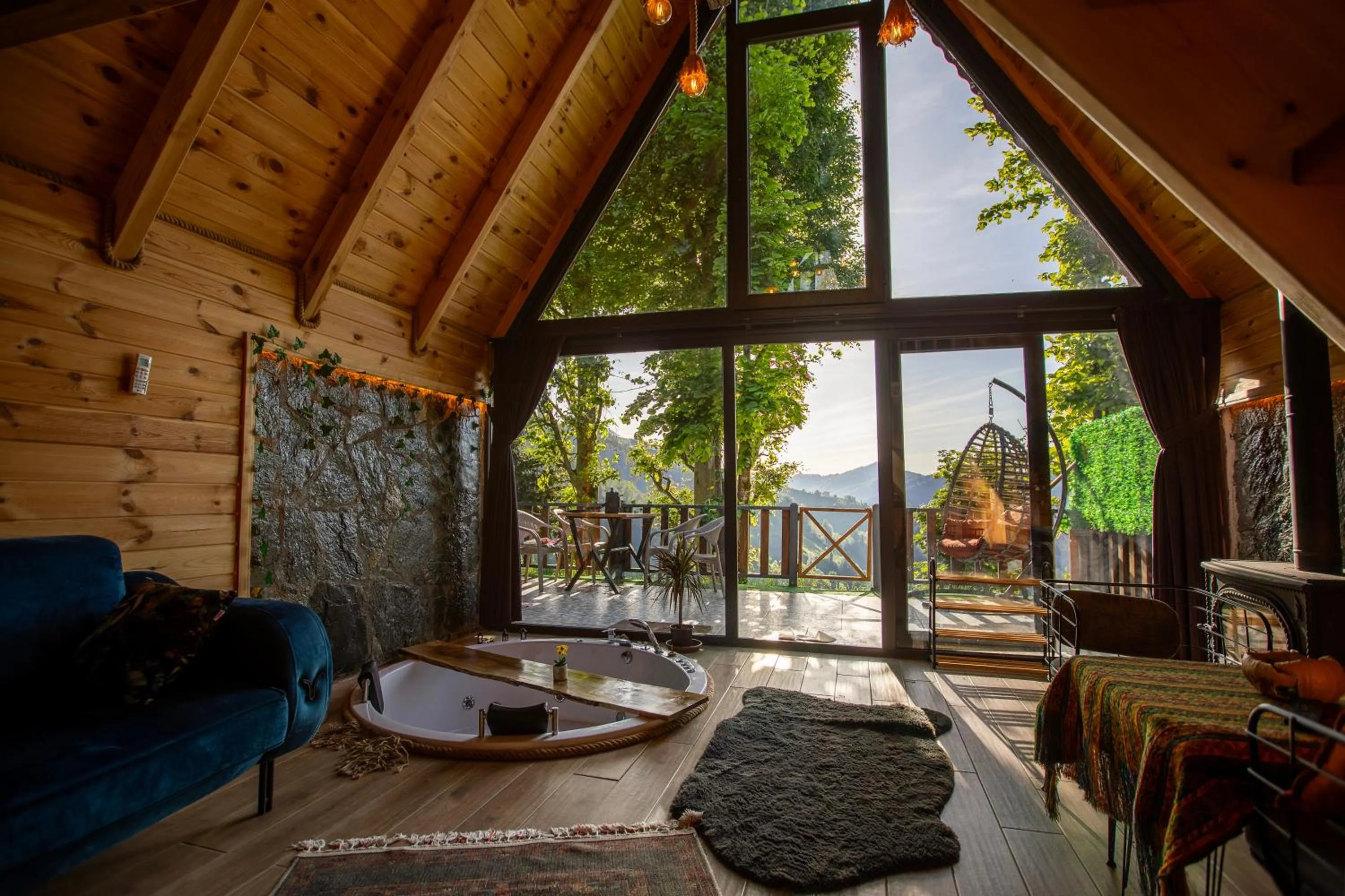 Superior Double or Twin Room with Garden View in RİZE SERENİTY BUNGALOV