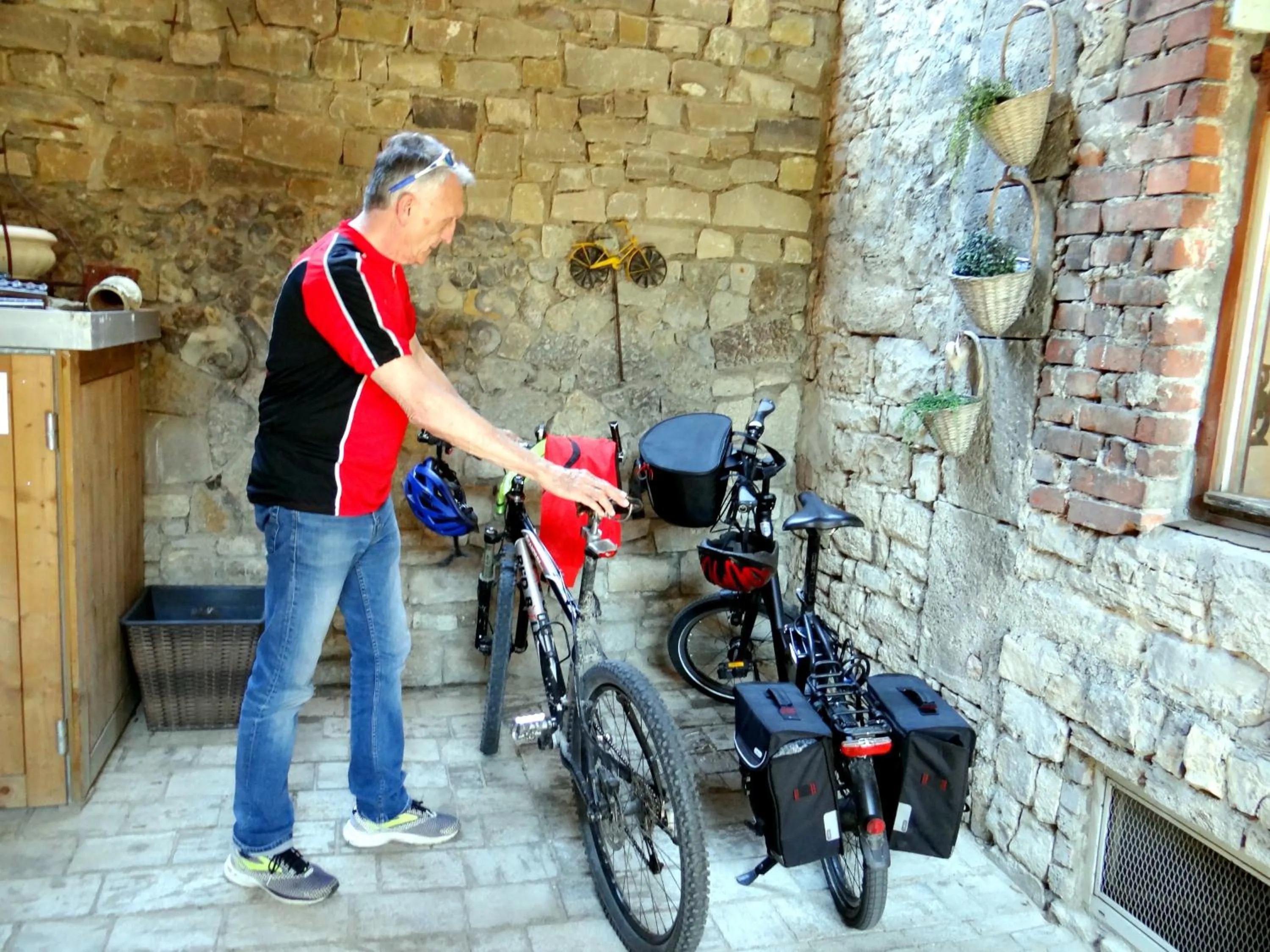 Patio in GoldGemäuer Appartements
