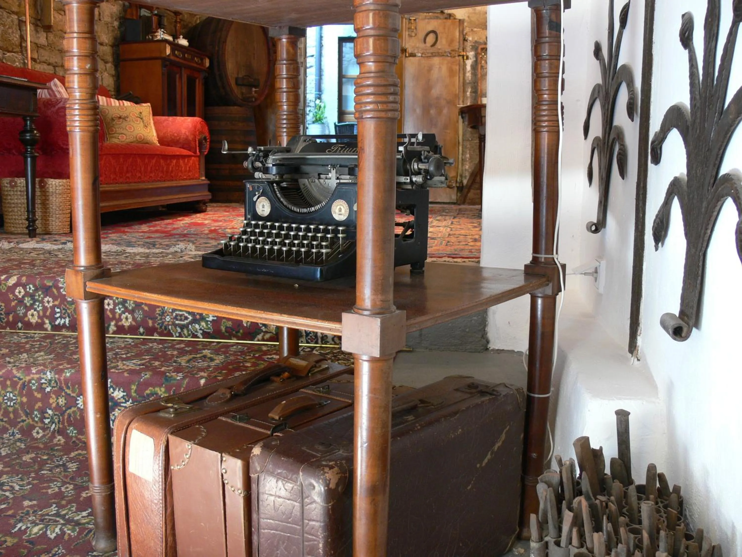Lobby or reception in GoldGemäuer Appartements