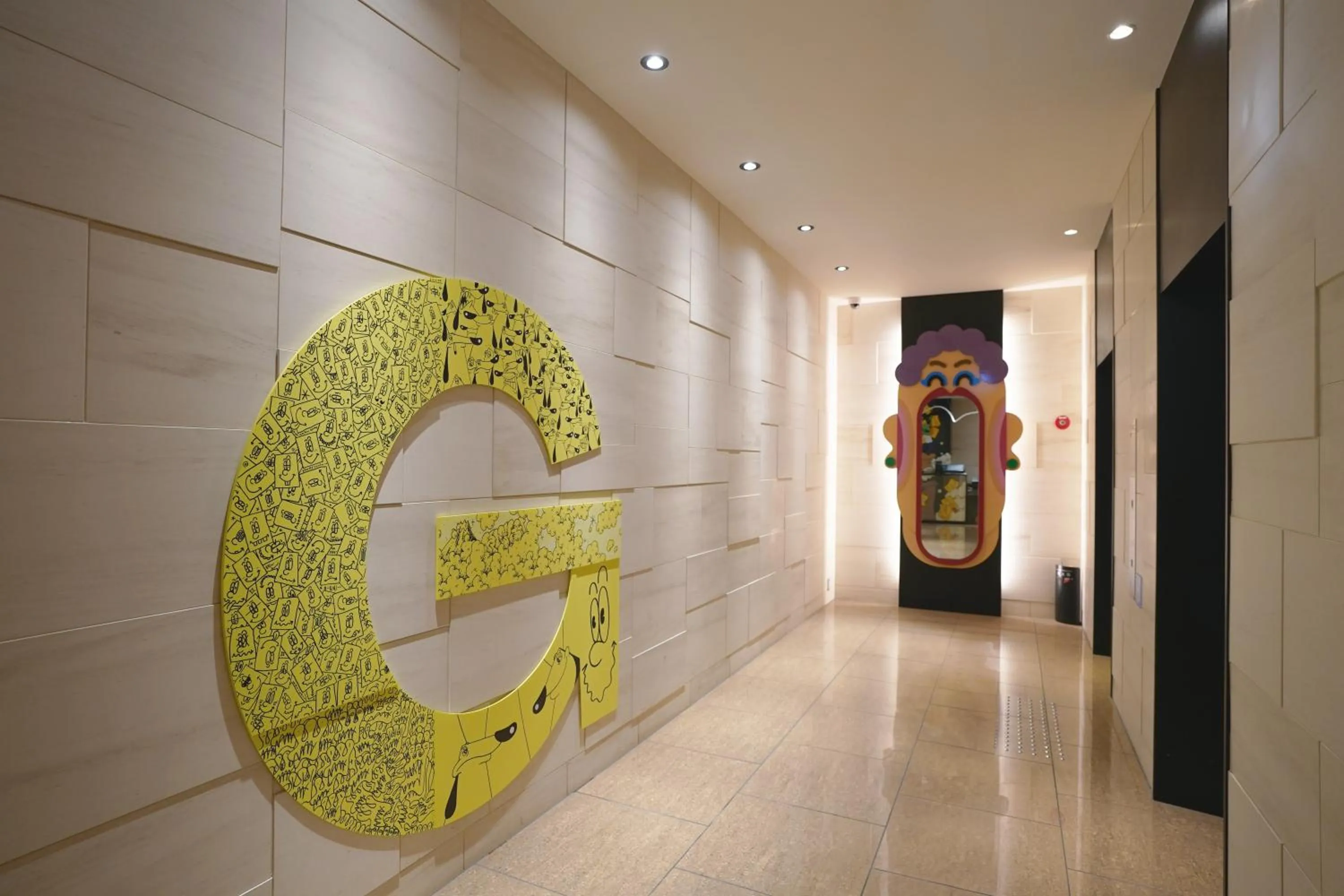 Decorative detail in Lub d Osaka Honmachi - Near Dotonbori & Next to Hommachi Station