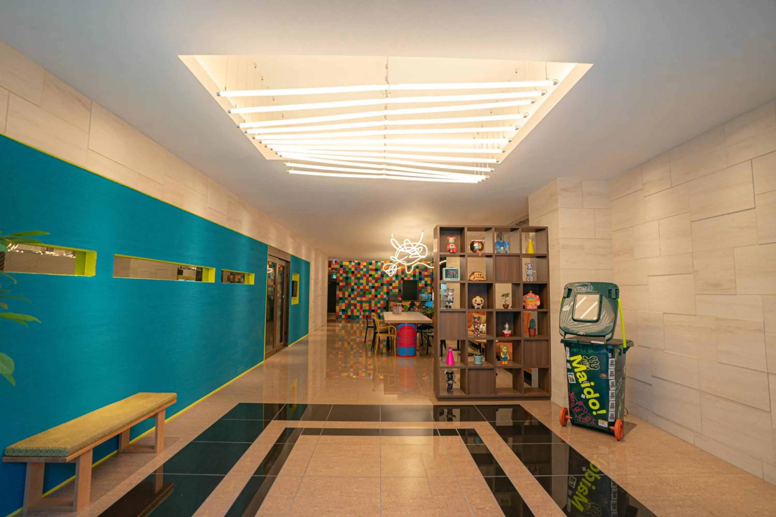 Lobby or reception in Lub d Osaka Honmachi - Near Dotonbori & Next to Hommachi Station