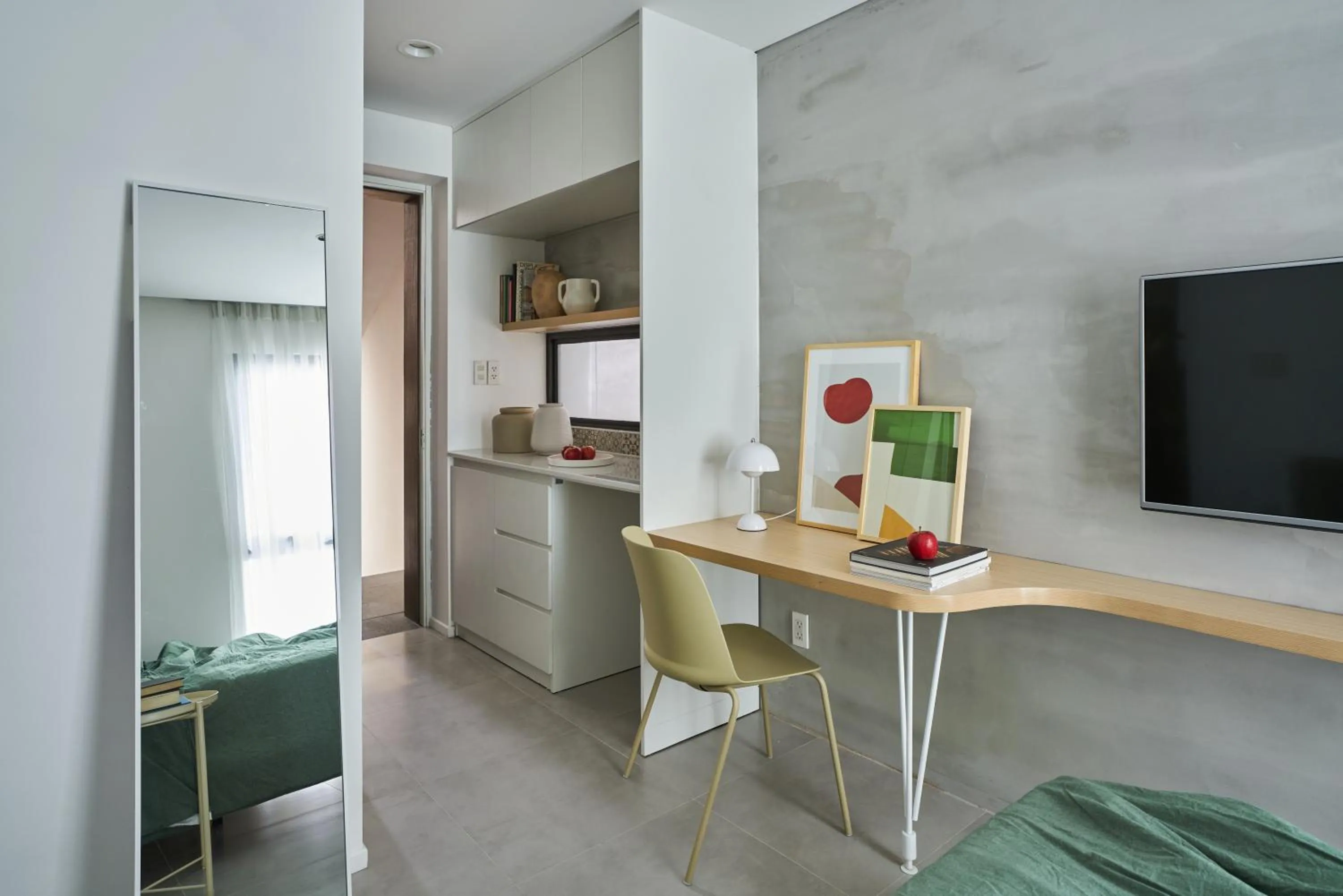 Seating area in Express by M Village Nguyễn Văn Thủ