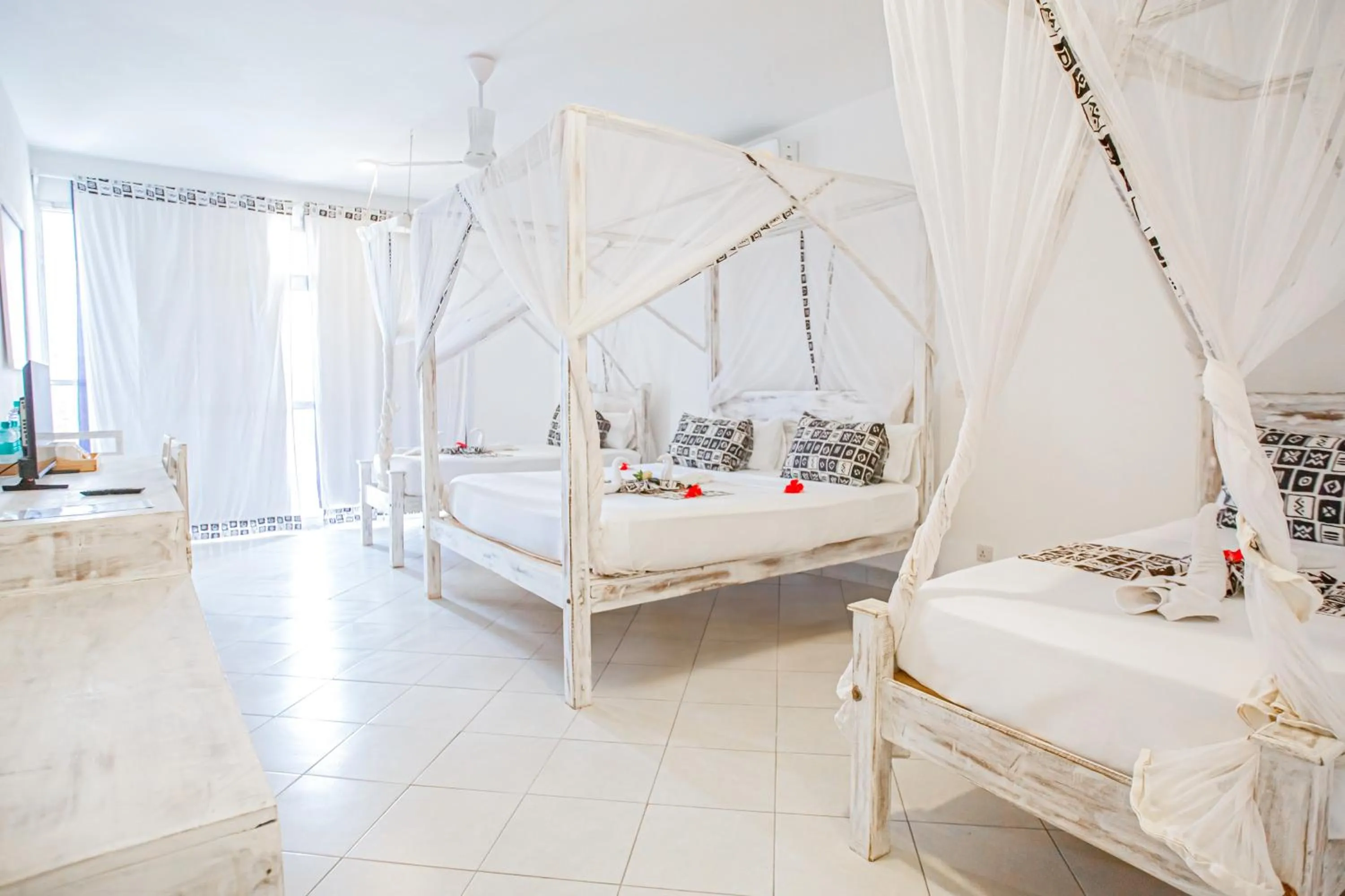 Bed in AHG Lion Beach Resort