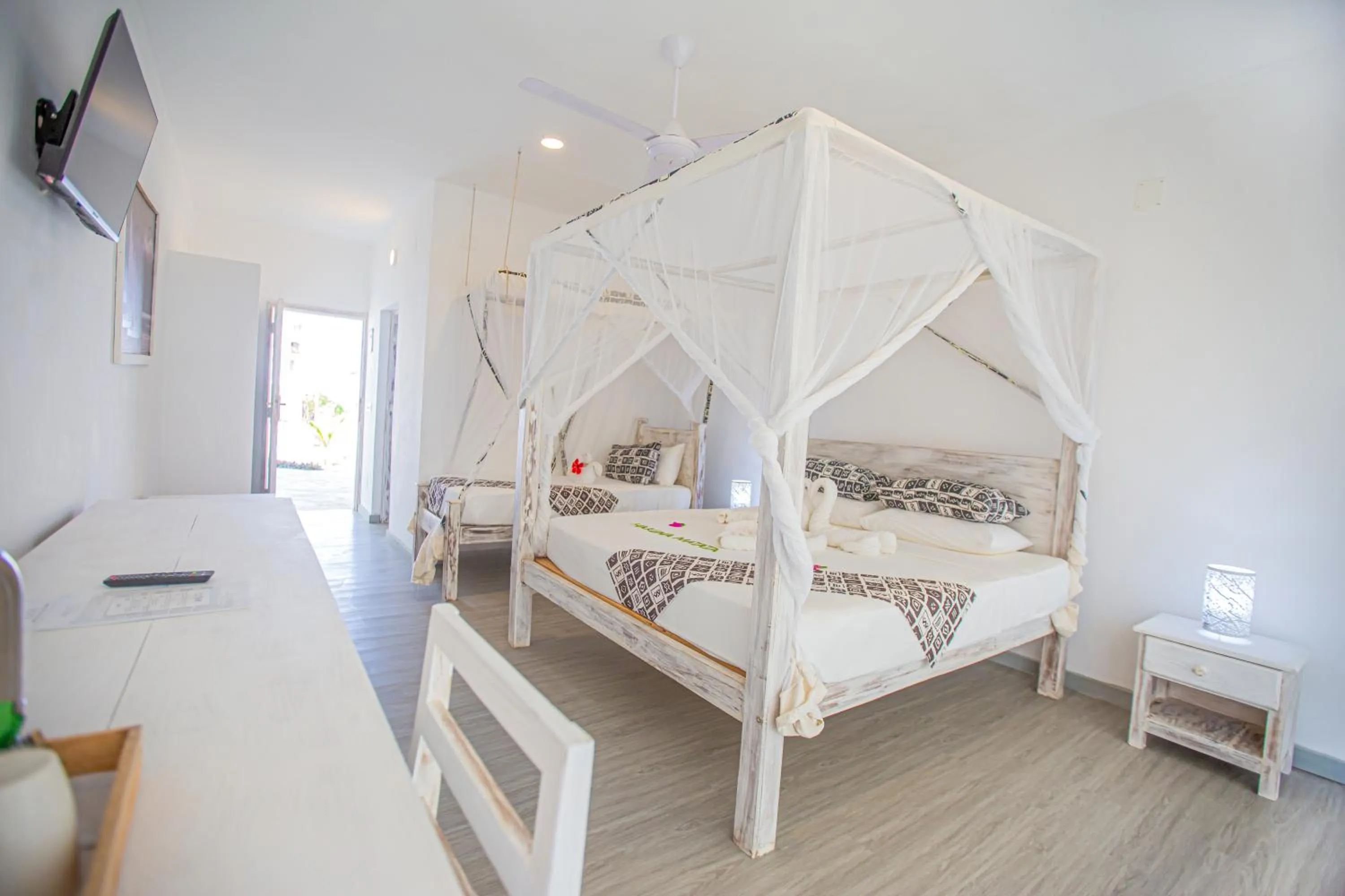 Bed in AHG Lion Beach Resort