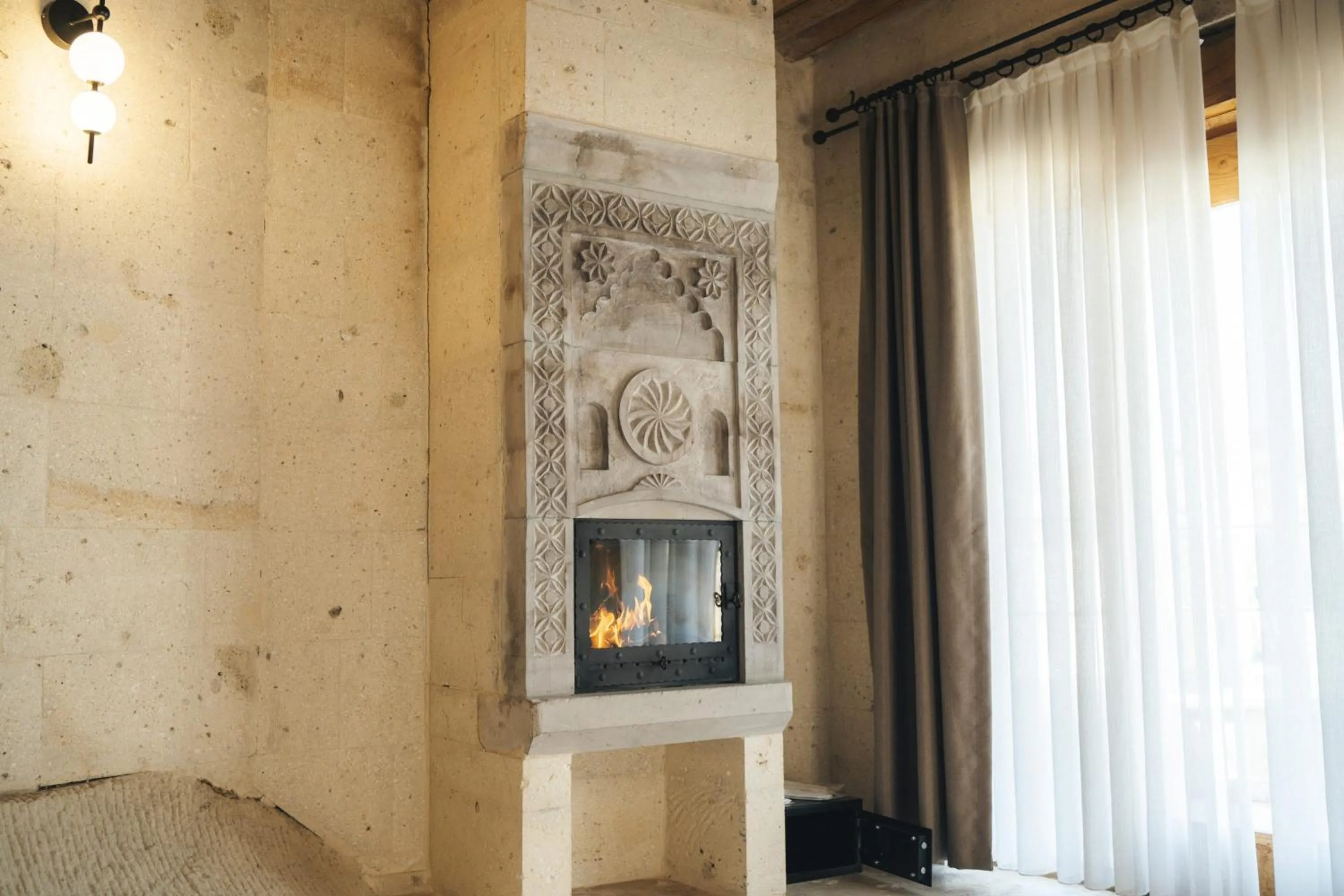 fireplace in Vie Cappadocia - Adults Only