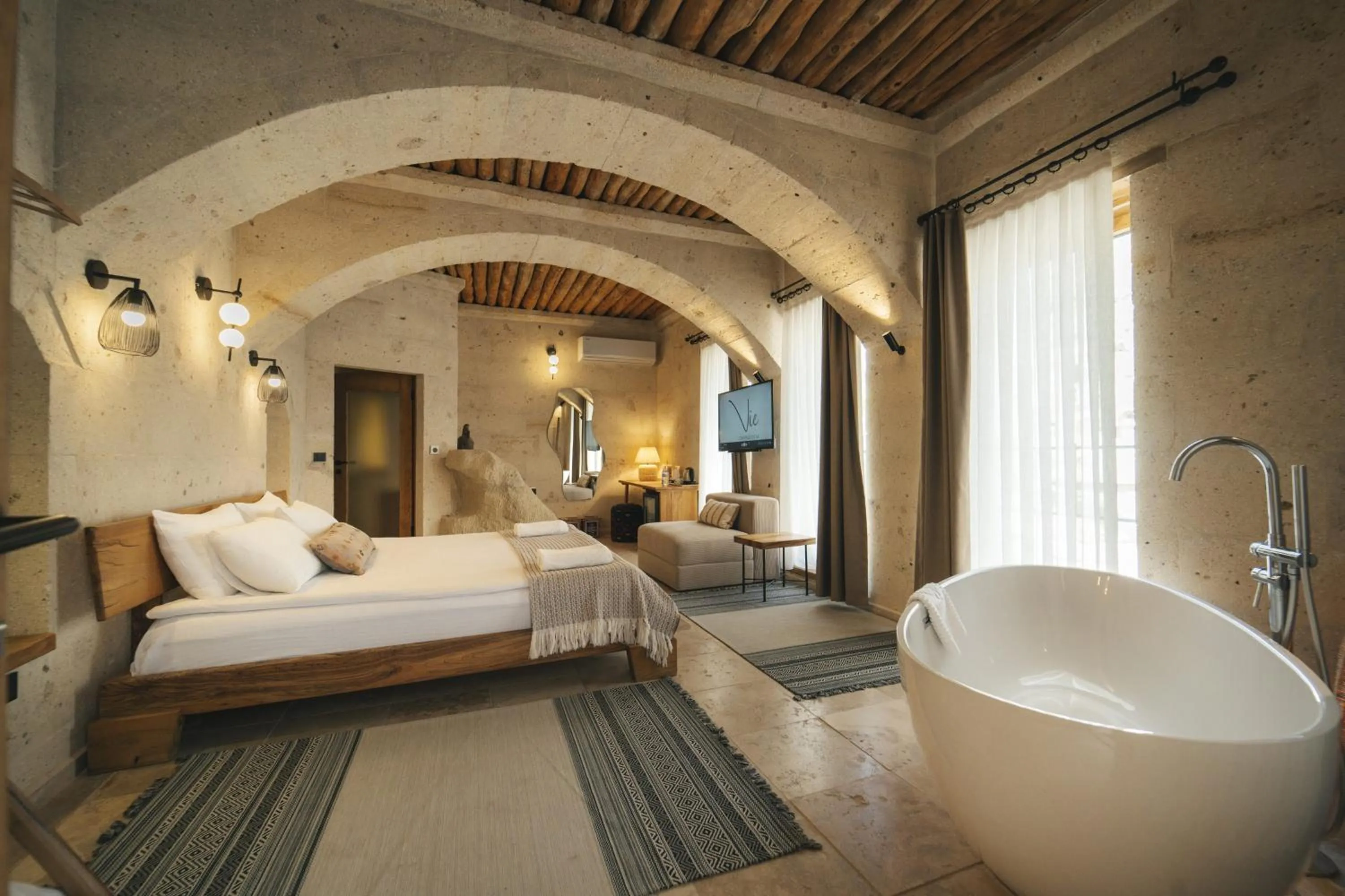 Bed in Vie Cappadocia - Adults Only