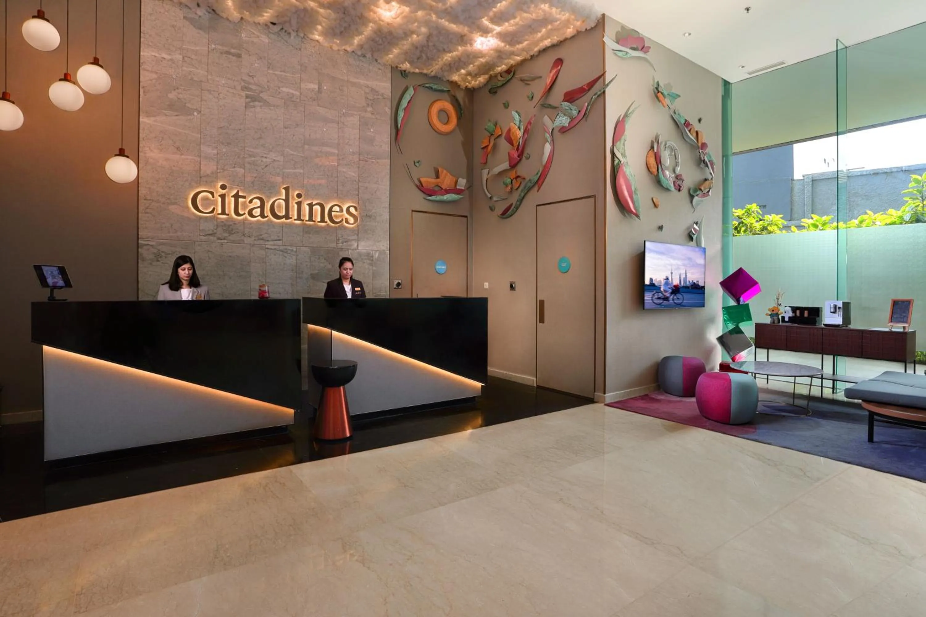 Lobby or reception in Citadines Gatot Subroto Jakarta