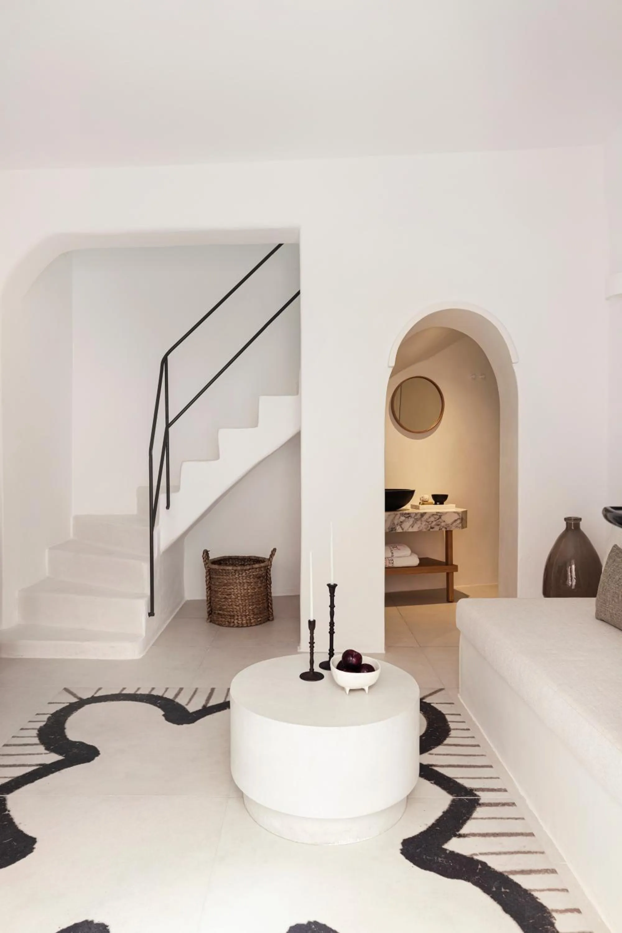 Living room in CASASUNSHA Hybrid Retreat Santorini