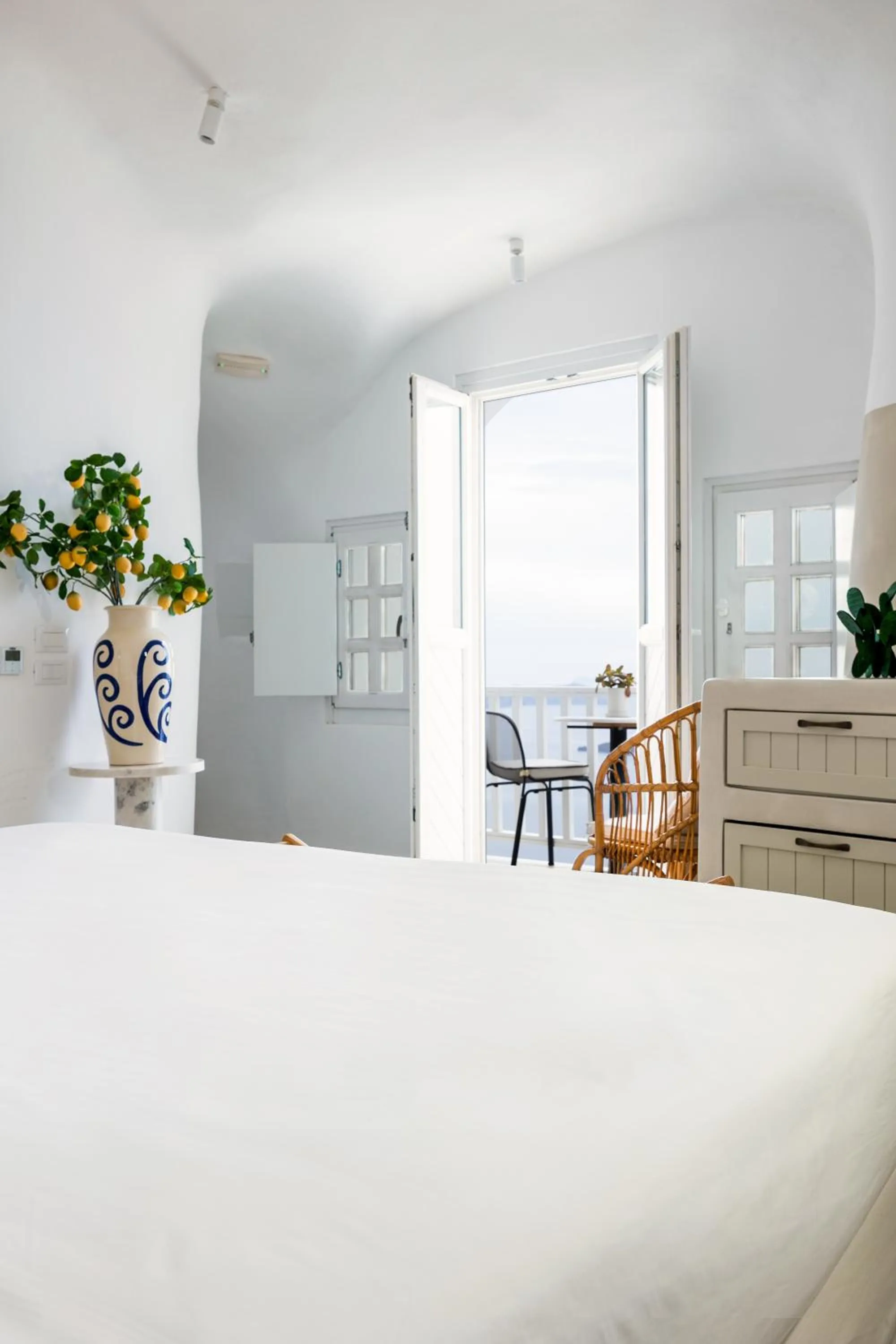 Bedroom, Bed in CASASUNSHA Hybrid Retreat Santorini