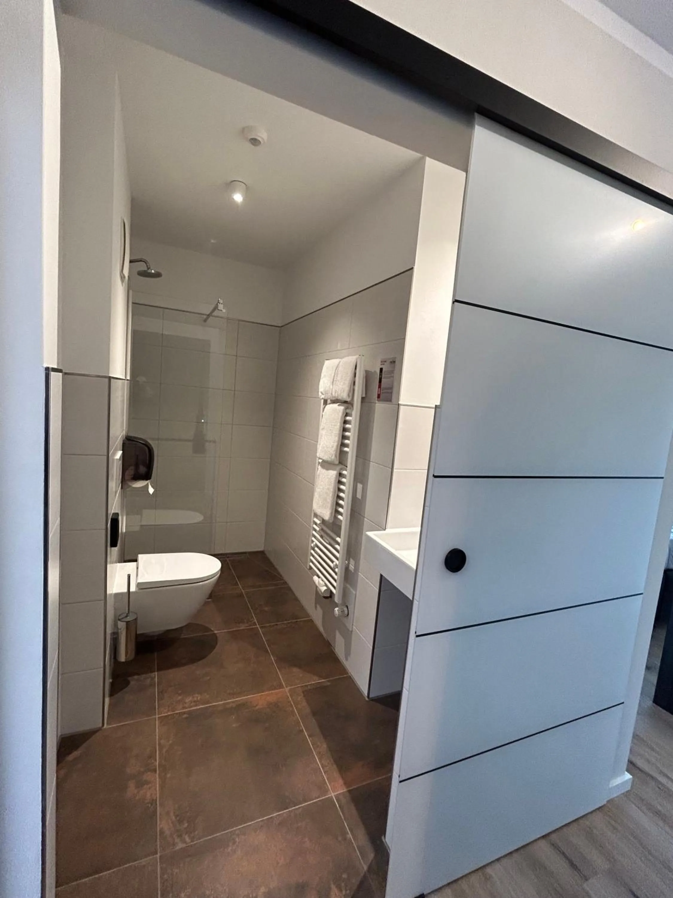 Bathroom in Hotel Stahltower