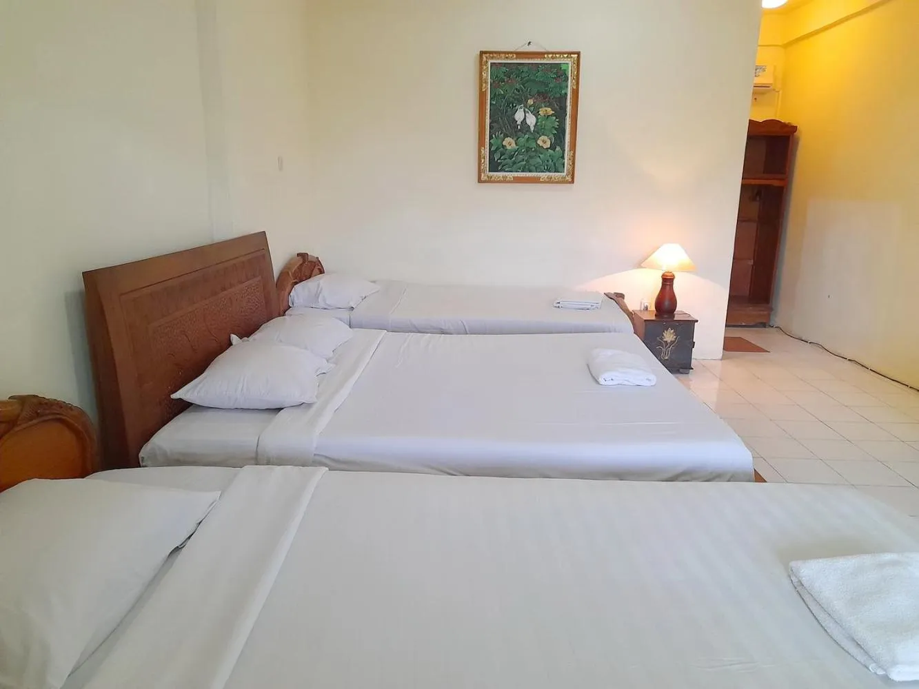 Bedroom in Hotel rooms 2 minutes to Monkey Forest