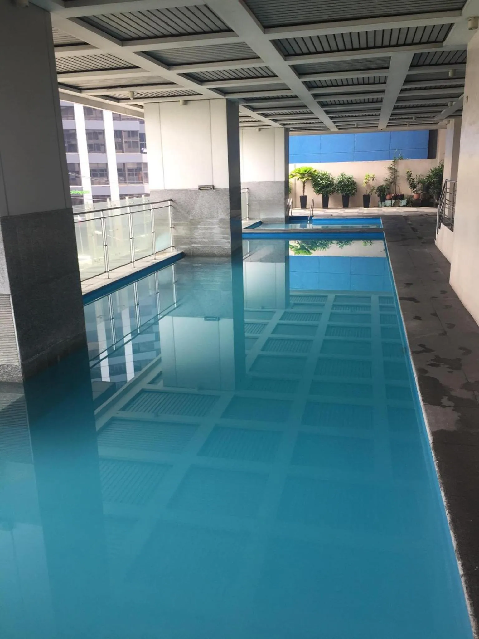 Pool view in ADB Avenue Tower Ortigas Manila