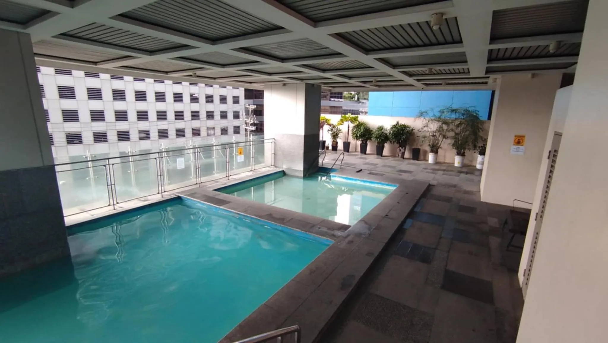 Pool view in ADB Avenue Tower Ortigas Manila