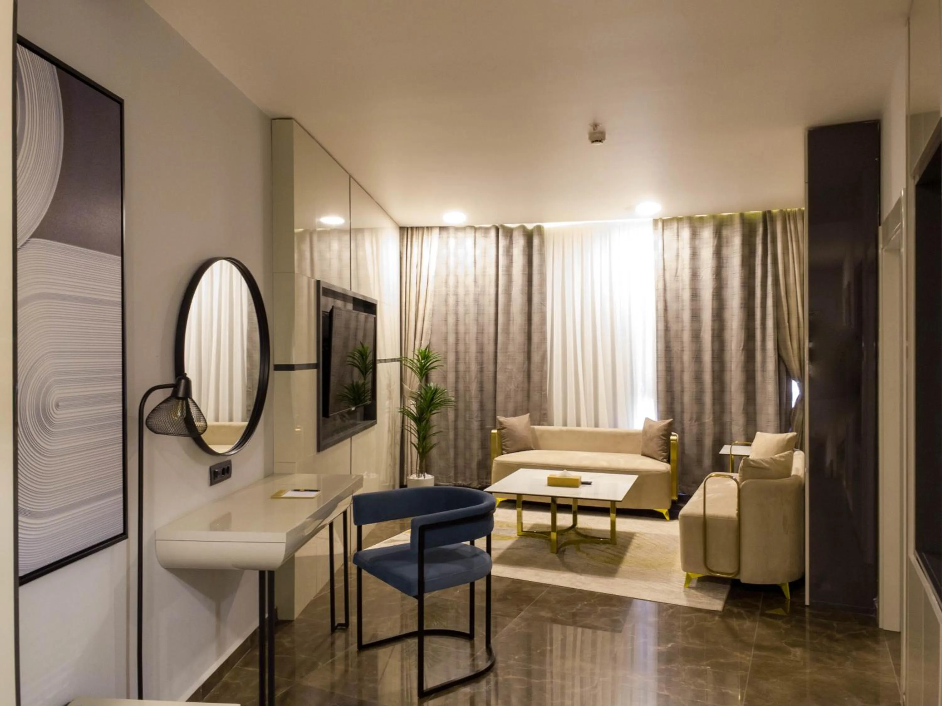 Living room in FASQ Hotel