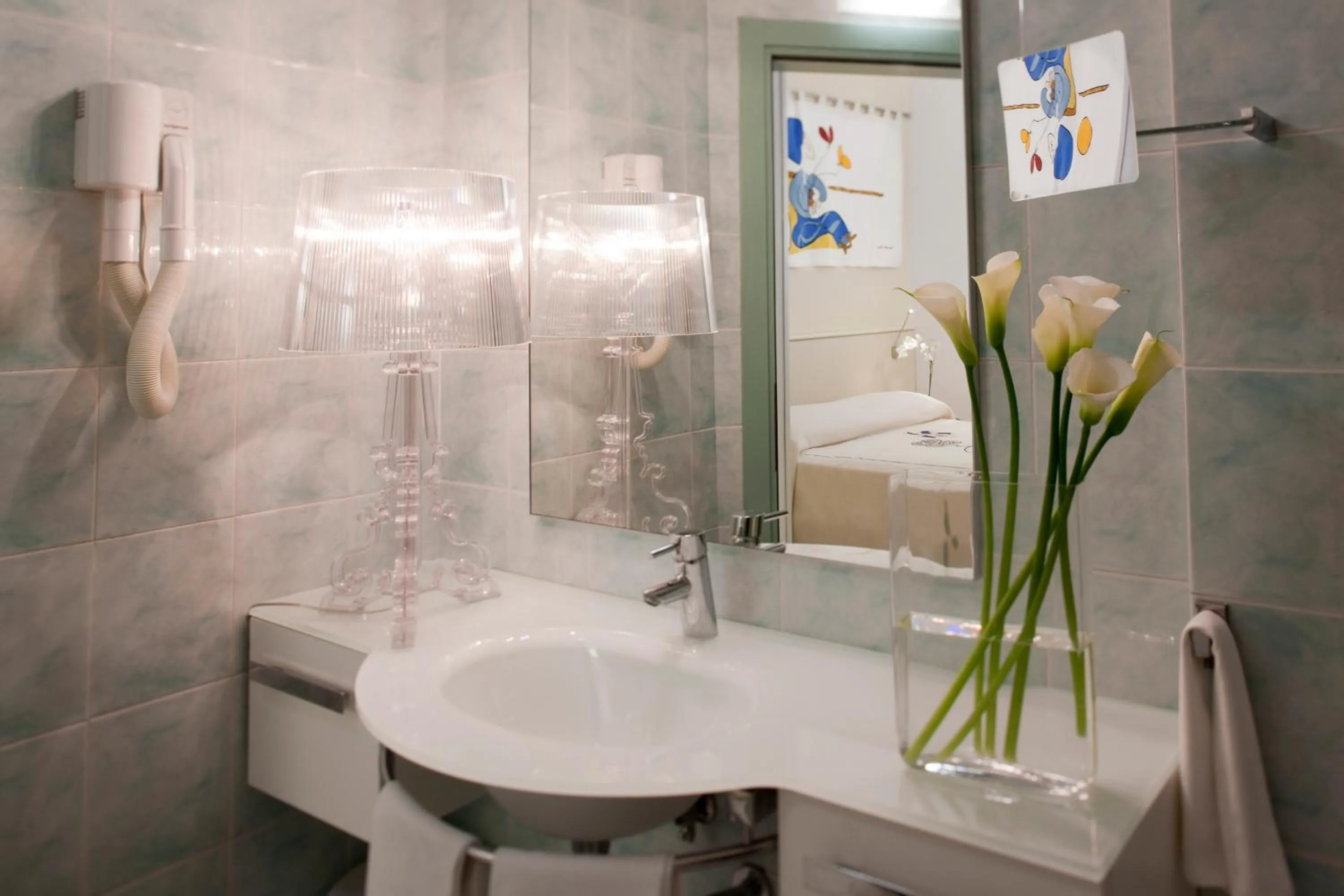 Bathroom in Hotel Eros Residence