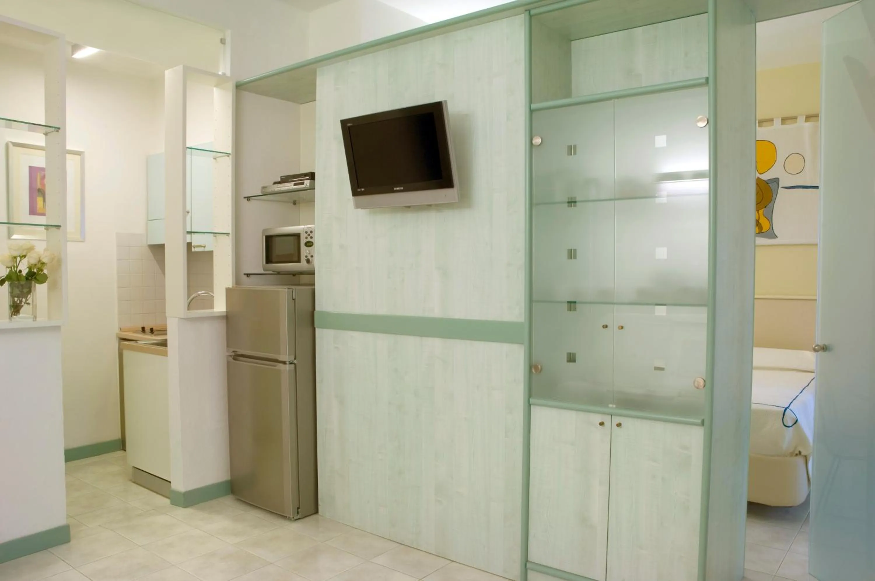 Kitchen or kitchenette in Hotel Eros Residence