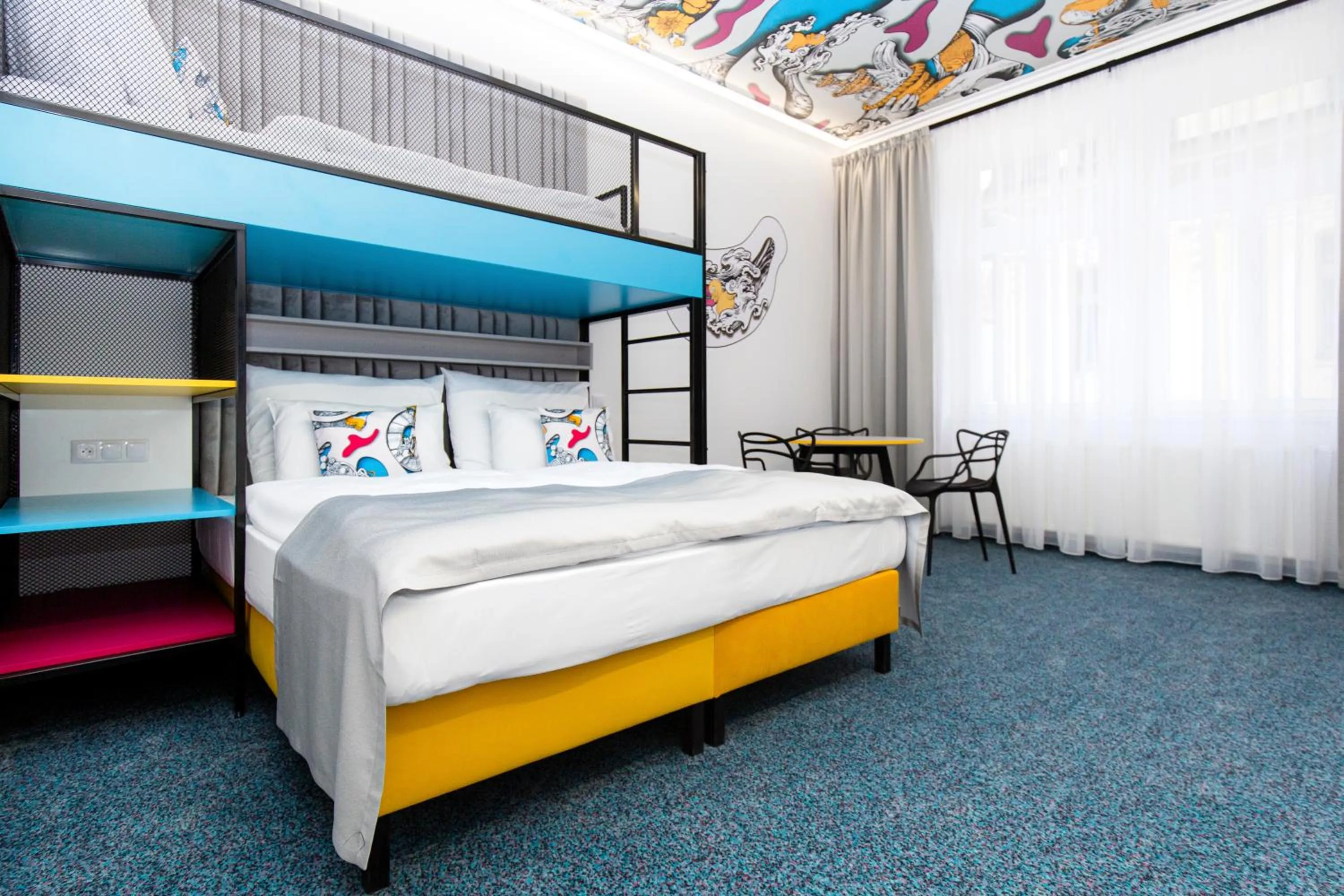 Bed in Family Apartments by ASTORIA Hotel & Medical Spa