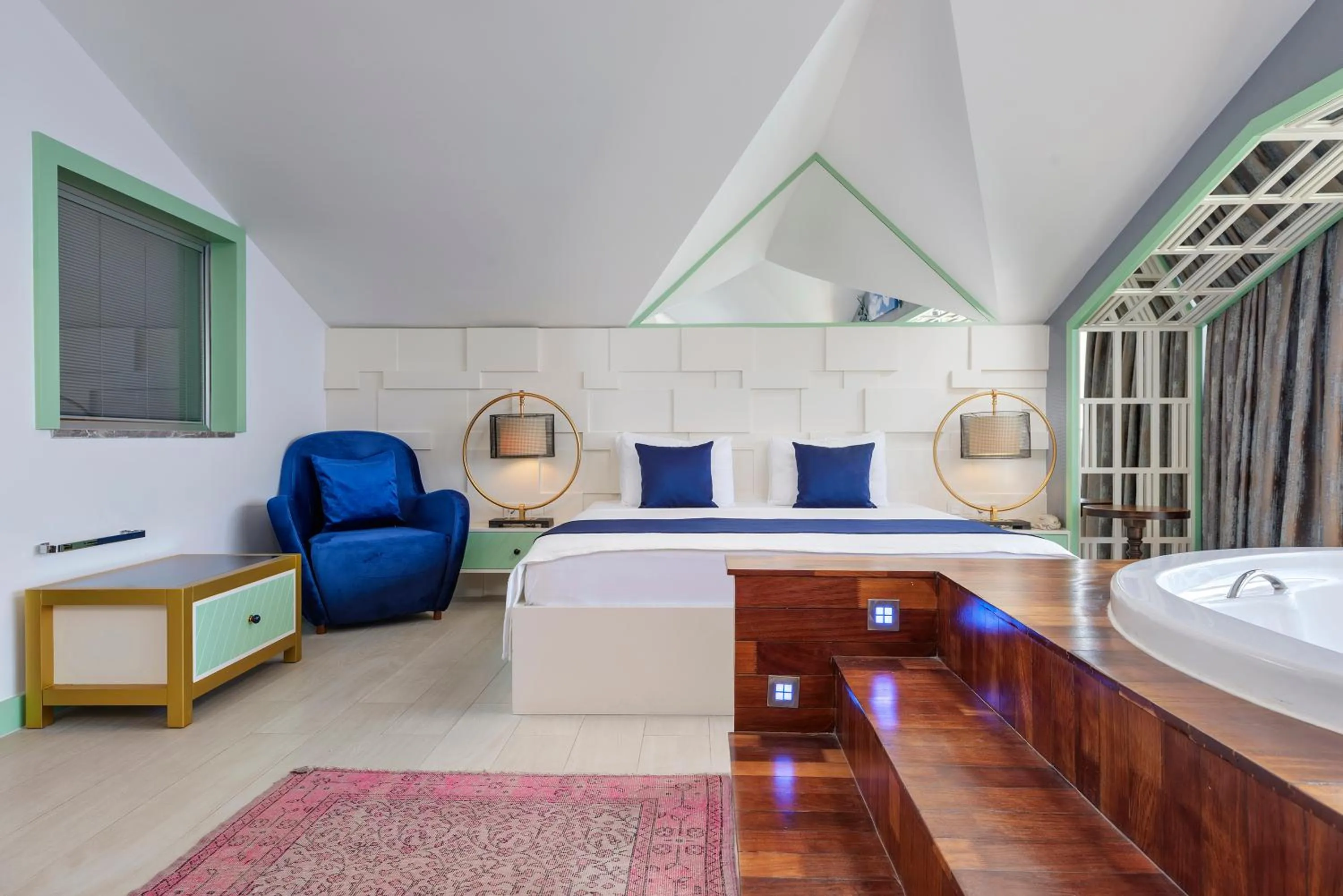 Bed in Sea View Hotel