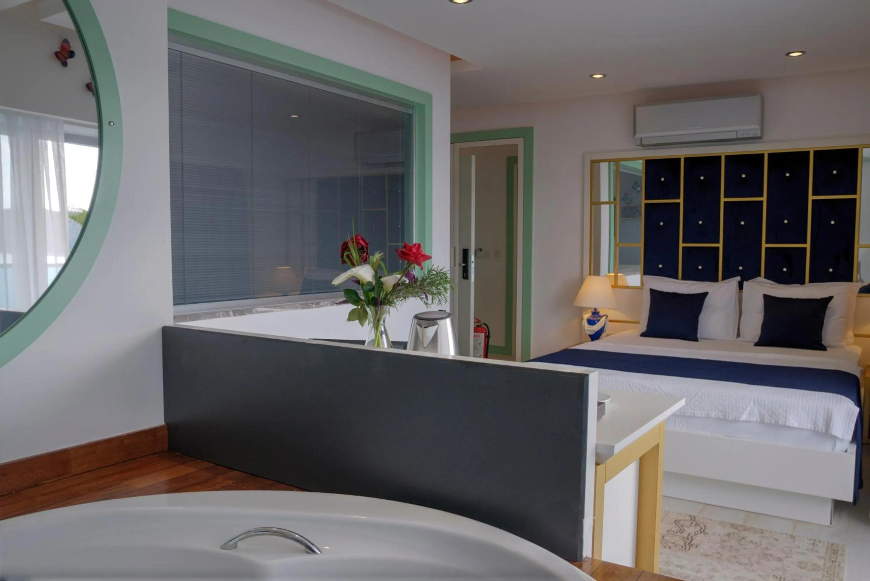 Bed in Sea View Hotel